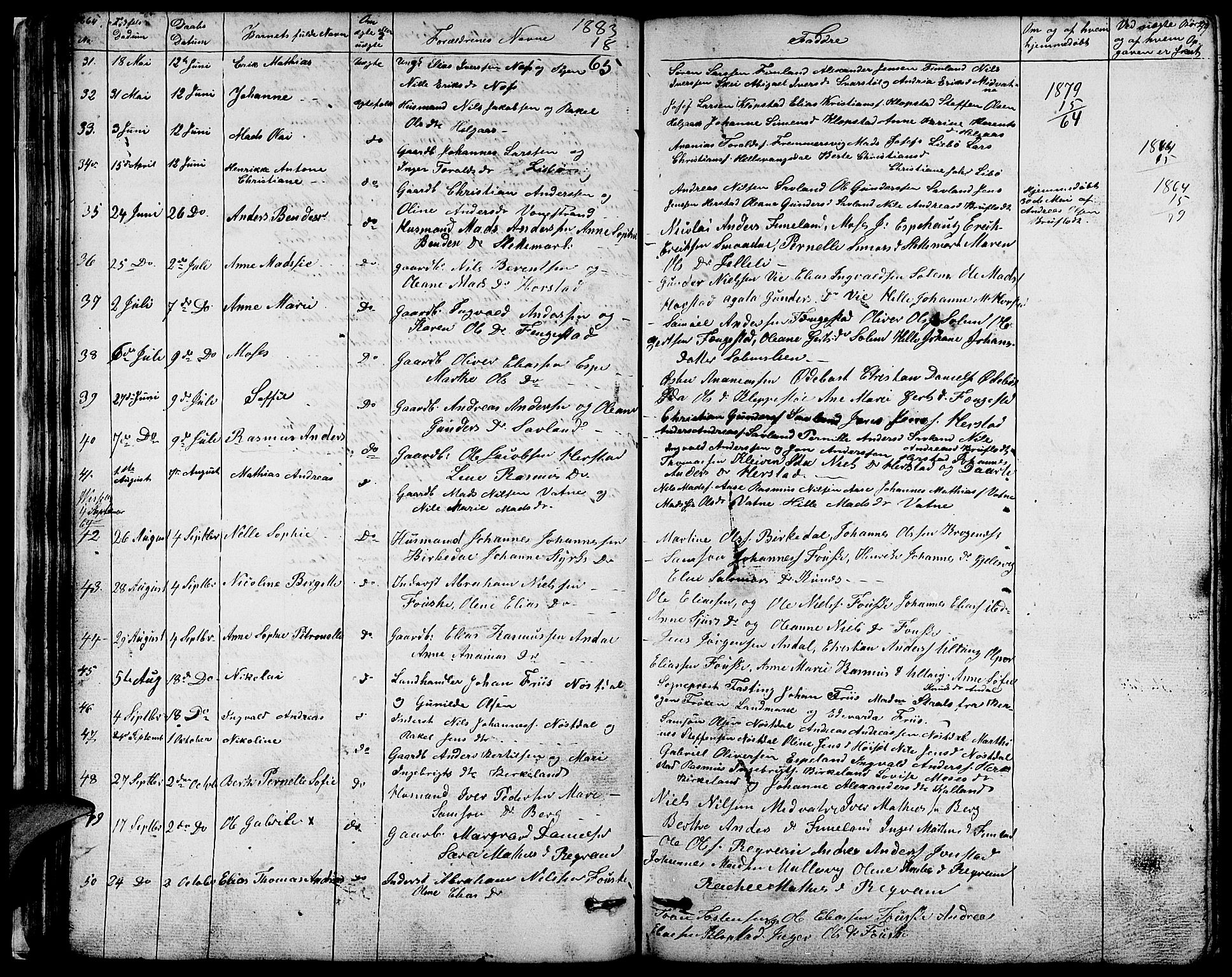 Førde sokneprestembete, AV/SAB-A-79901/H/Hab/Habd/L0001: Klokkerbok nr. D 1, 1852-1877, s. 49