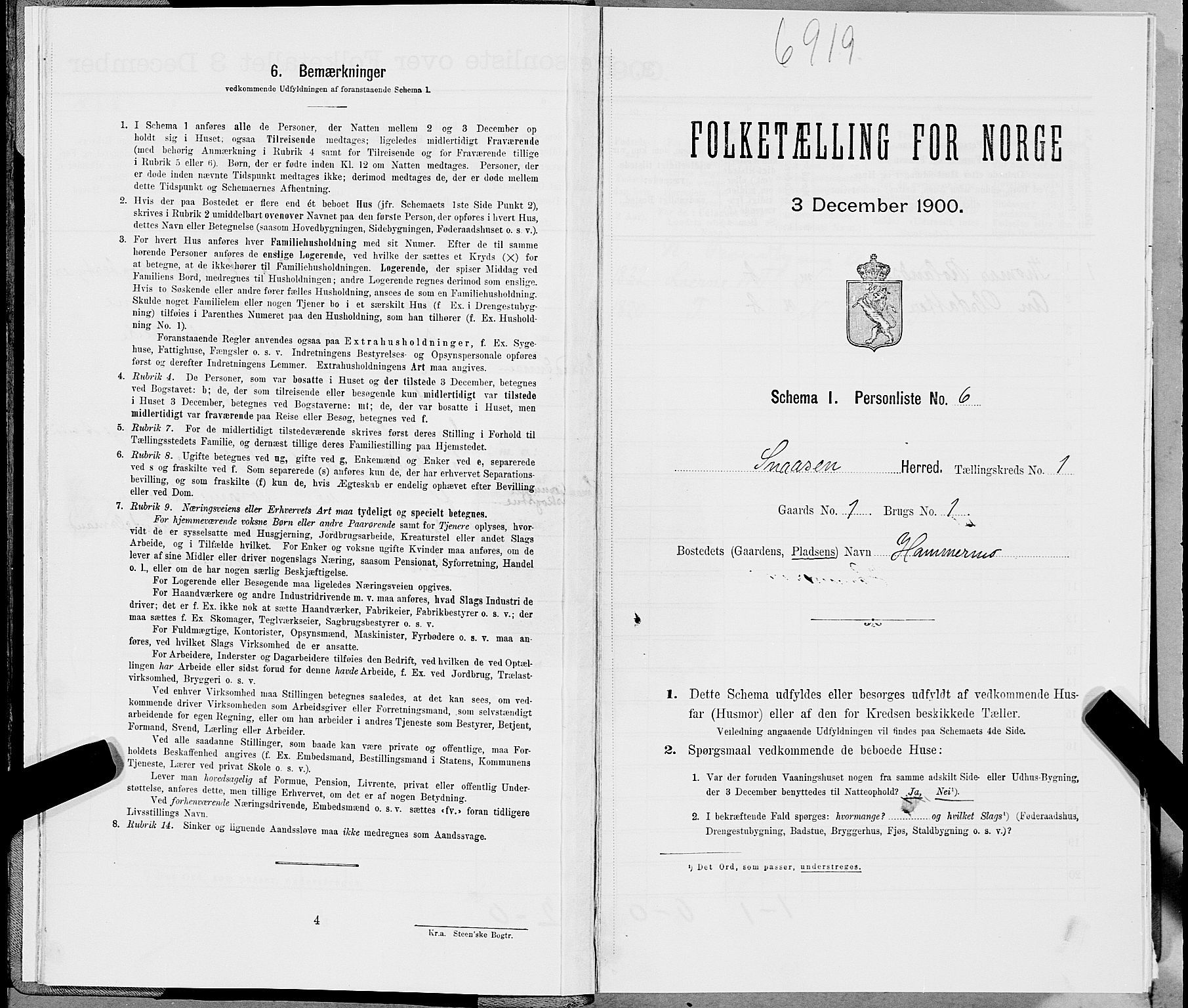 SAT, Folketelling 1900 for 1736 Snåsa herred, 1900, s. 35