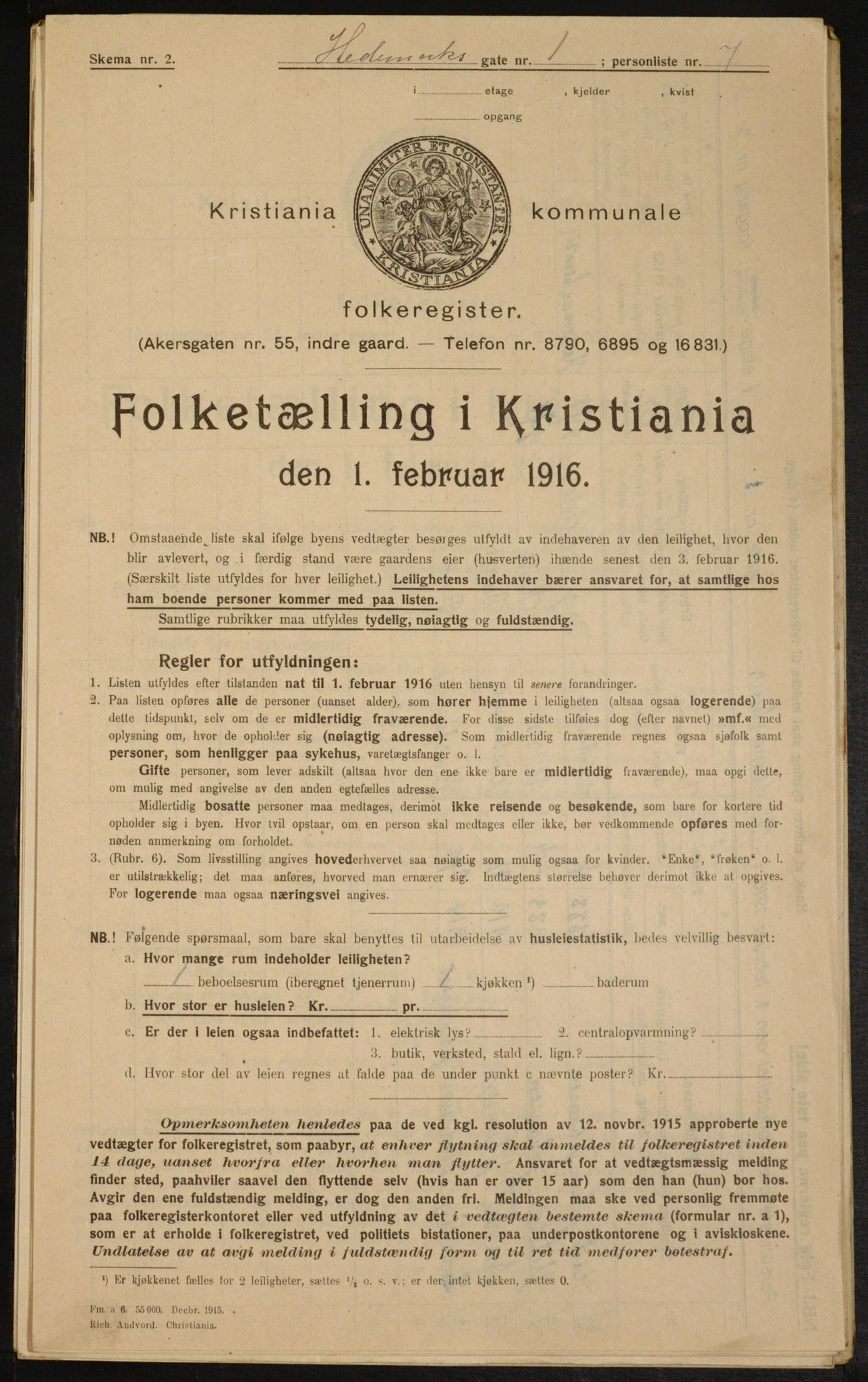 OBA, Kommunal folketelling 1.2.1916 for Kristiania, 1916, s. 36269