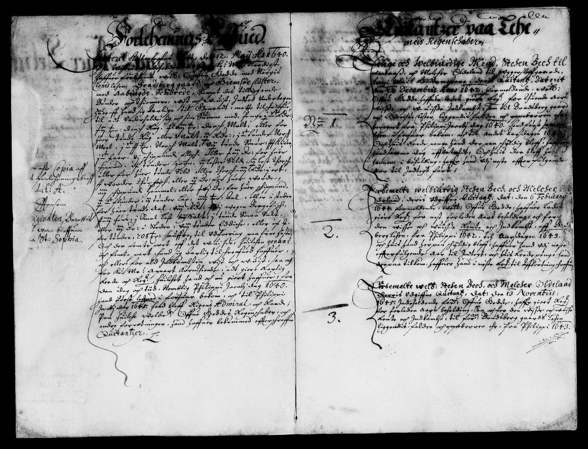 Rentekammeret inntil 1814, Reviderte regnskaper, Lensregnskaper, AV/RA-EA-5023/R/Rb/Rbp/L0031: Bratsberg len, 1644-1645