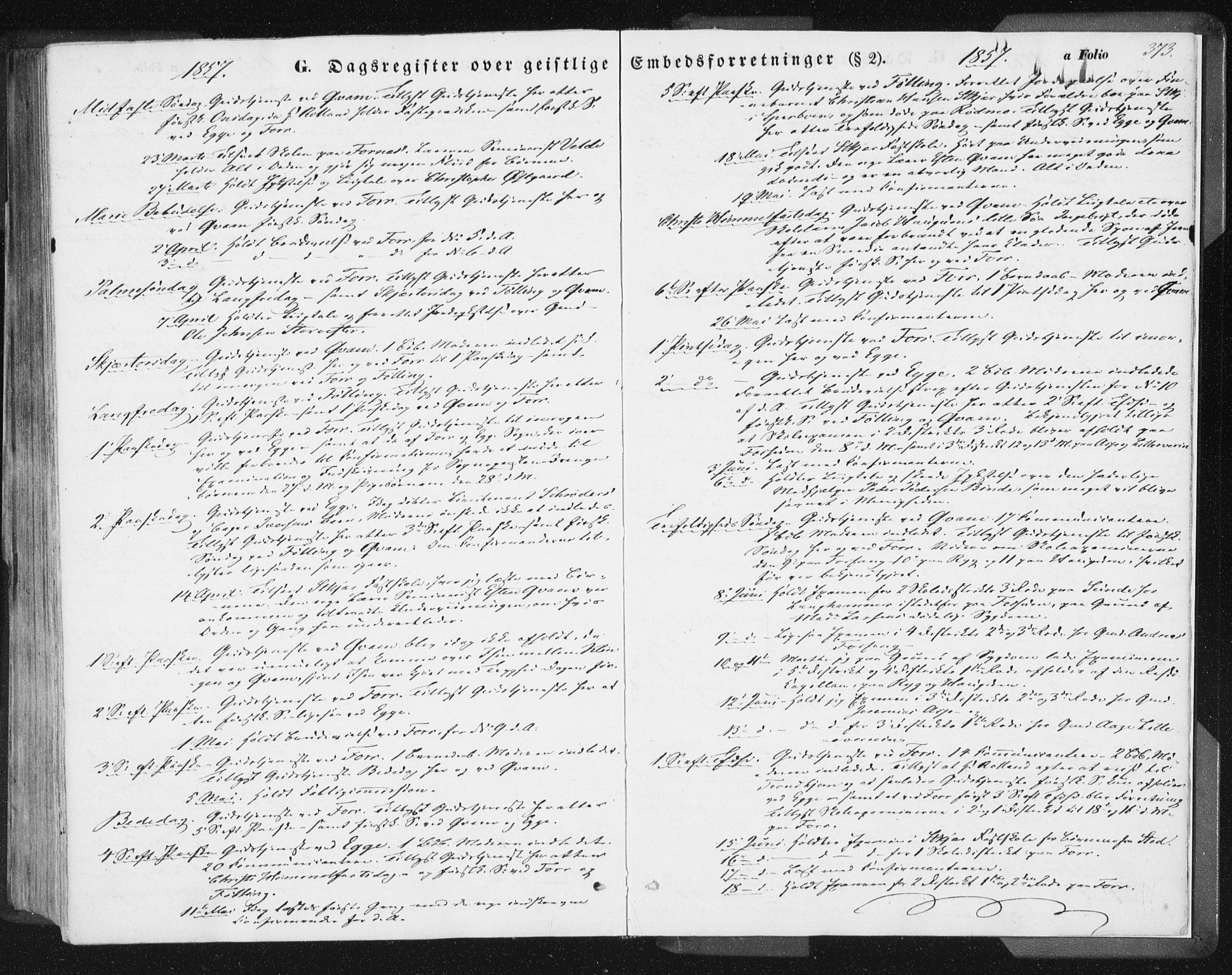 Ministerialprotokoller, klokkerbøker og fødselsregistre - Nord-Trøndelag, AV/SAT-A-1458/746/L0446: Ministerialbok nr. 746A05, 1846-1859, s. 373