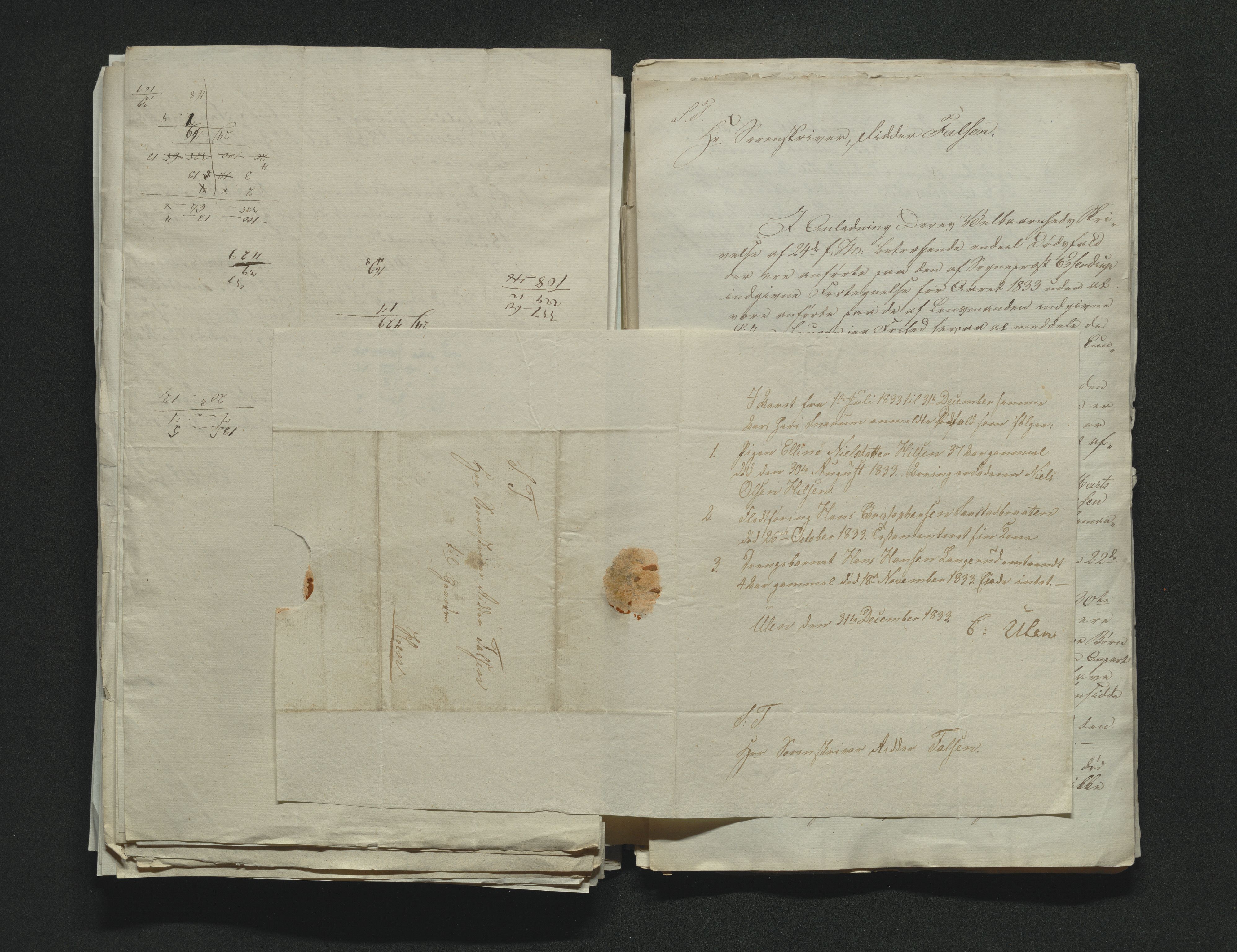 Eiker, Modum og Sigdal sorenskriveri, AV/SAKO-A-123/H/Ha/Hab/L0003: Dødsfallsmeldinger, 1830-1833