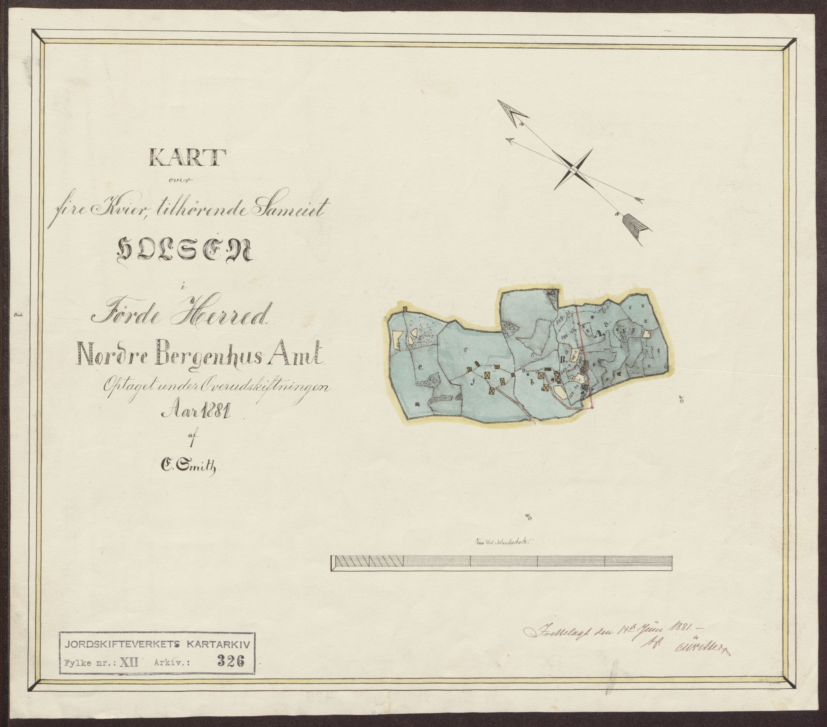 Jordskifteverkets kartarkiv, RA/S-3929/T, 1859-1988, s. 432