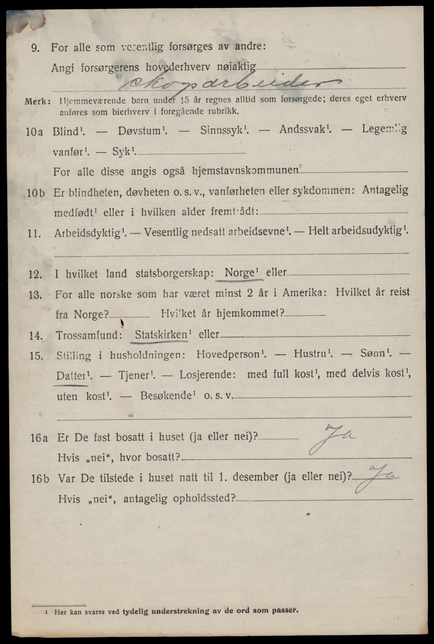 SAKO, Folketelling 1920 for 0829 Kviteseid herred, 1920, s. 2076