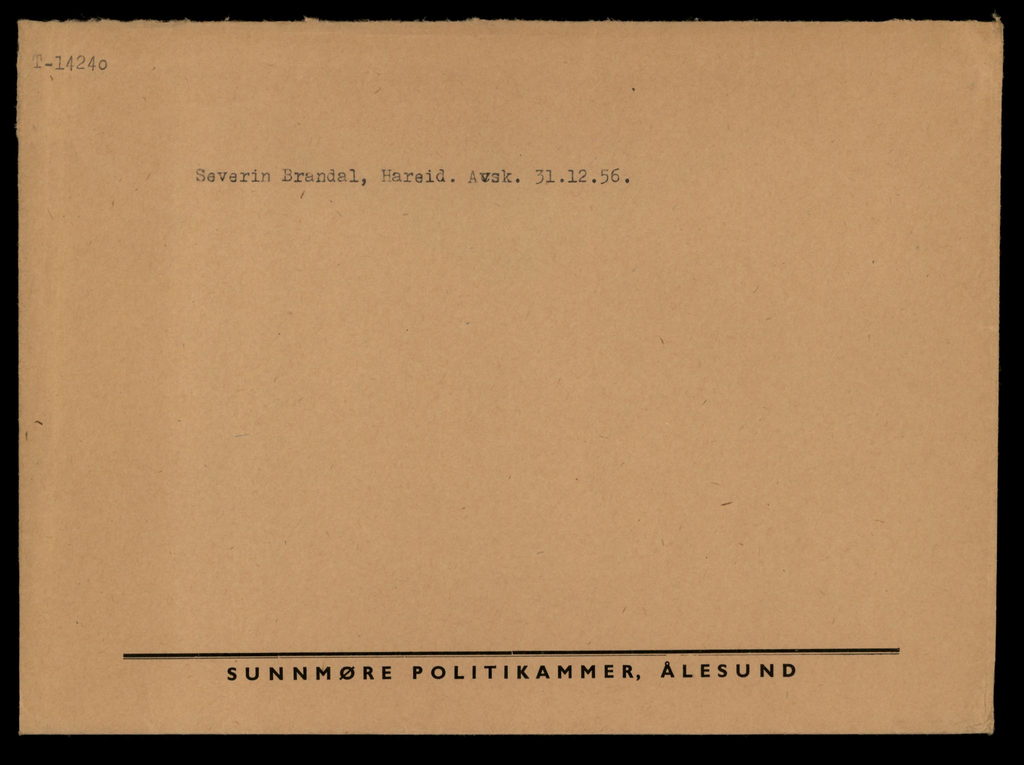 Møre og Romsdal vegkontor - Ålesund trafikkstasjon, AV/SAT-A-4099/F/Fe/L0044: Registreringskort for kjøretøy T 14205 - T 14319, 1927-1998, s. 1058