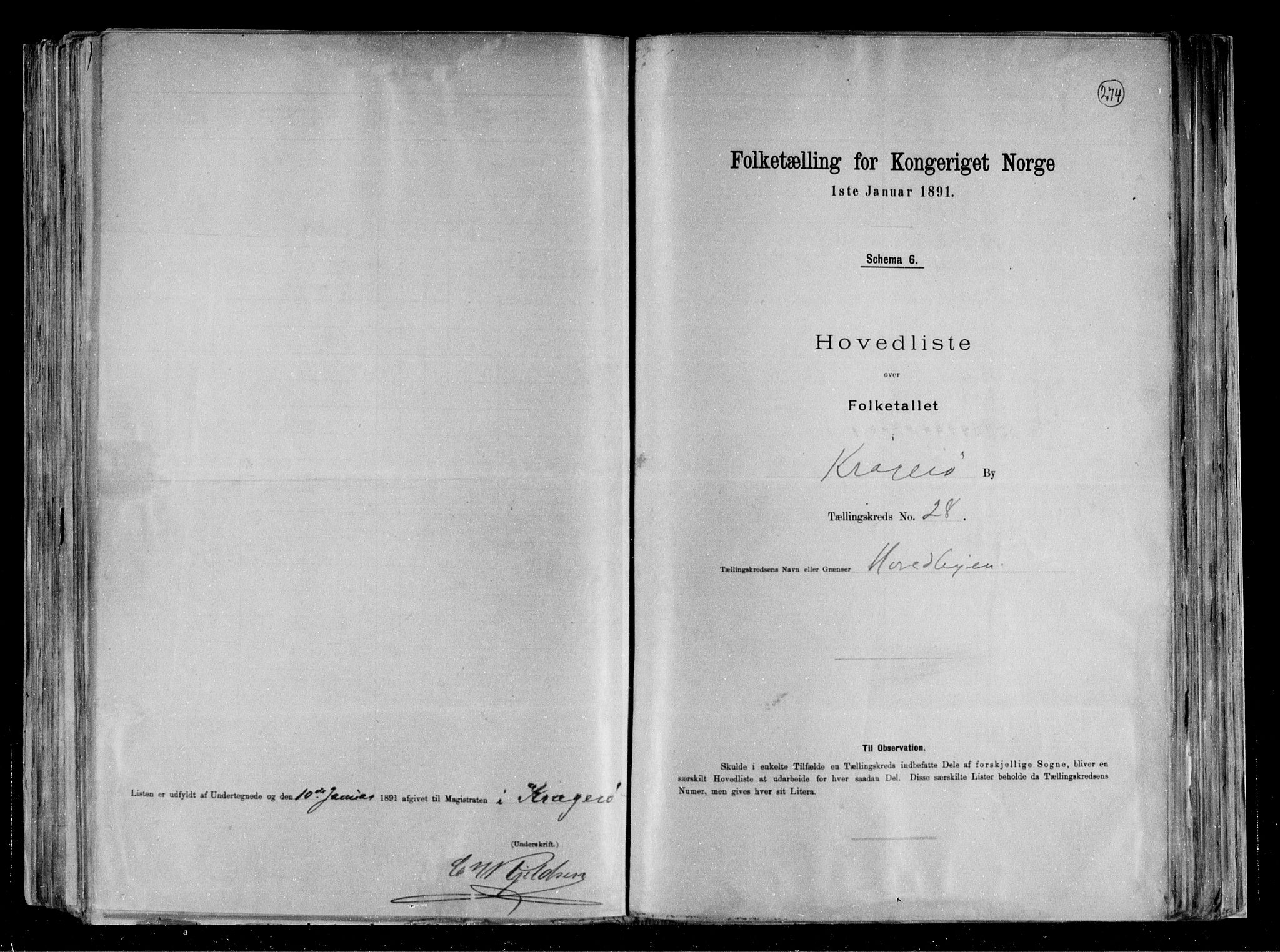 RA, Folketelling 1891 for 0801 Kragerø kjøpstad, 1891, s. 59