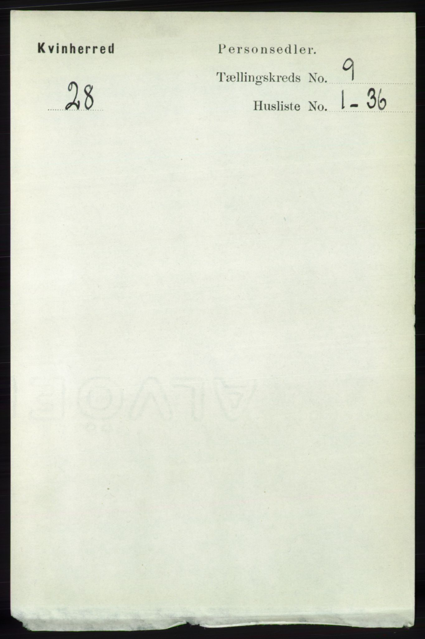 RA, Folketelling 1891 for 1224 Kvinnherad herred, 1891, s. 3302