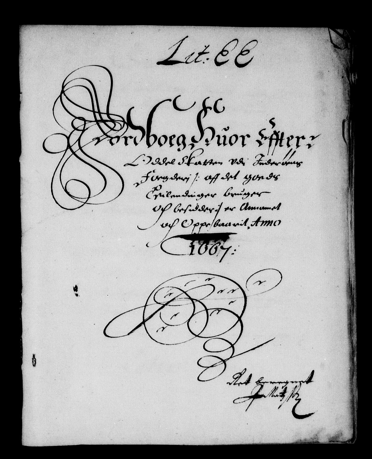 Rentekammeret inntil 1814, Reviderte regnskaper, Stiftamtstueregnskaper, Trondheim stiftamt og Nordland amt, RA/EA-6044/R/Rd/L0021: Trondheim stiftamt, 1667