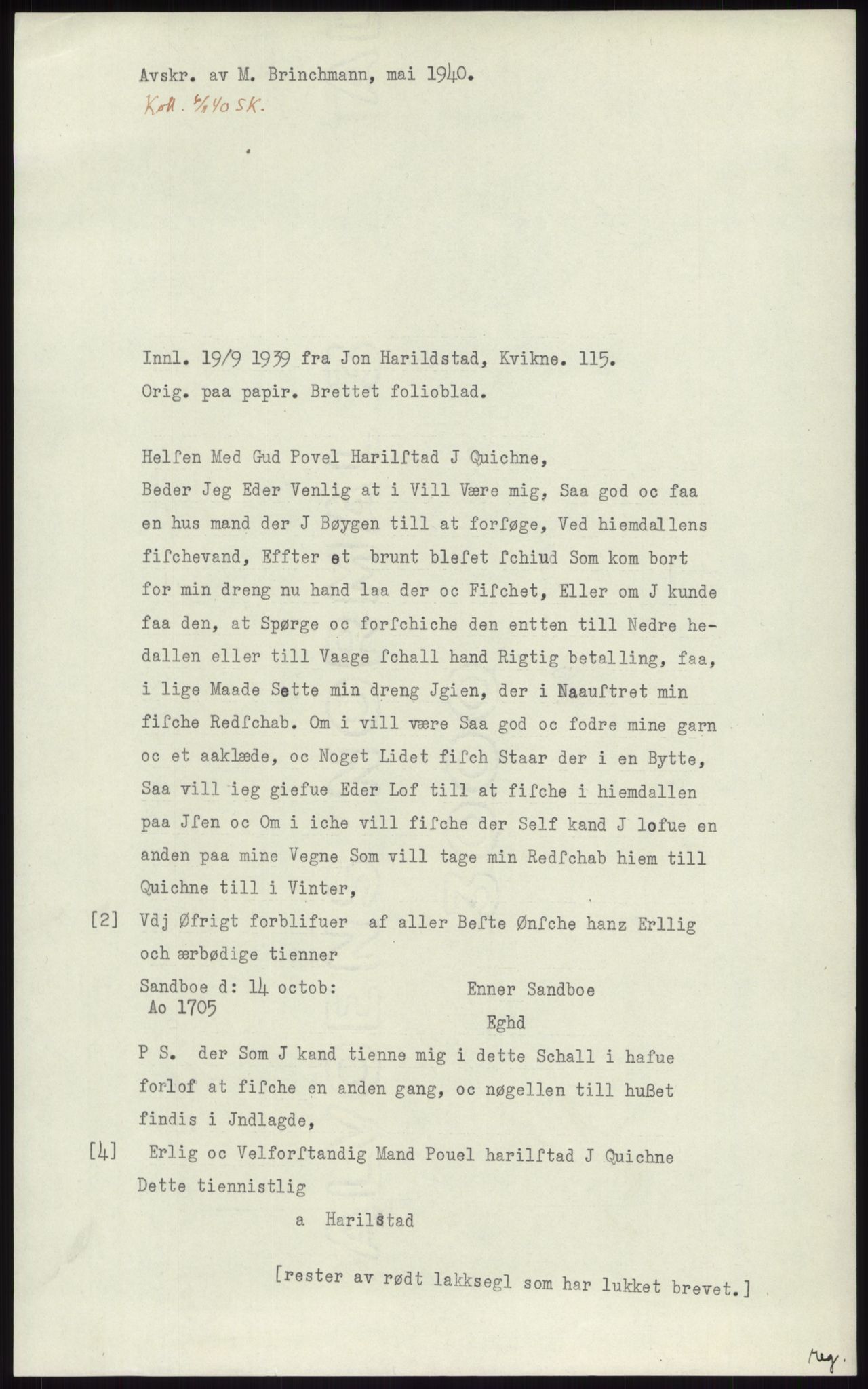 Samlinger til kildeutgivelse, Diplomavskriftsamlingen, AV/RA-EA-4053/H/Ha, s. 2877