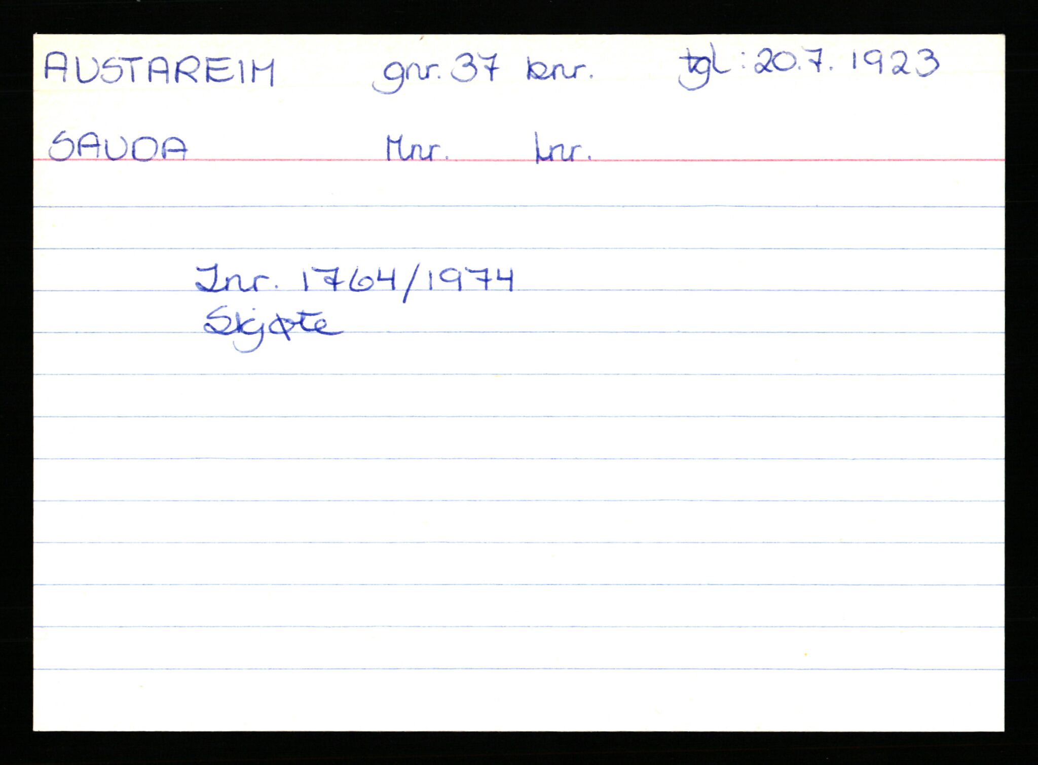 Statsarkivet i Stavanger, AV/SAST-A-101971/03/Y/Yk/L0002: Registerkort sortert etter gårdsnavn: Auglend - Bakkevik, 1750-1930, s. 142