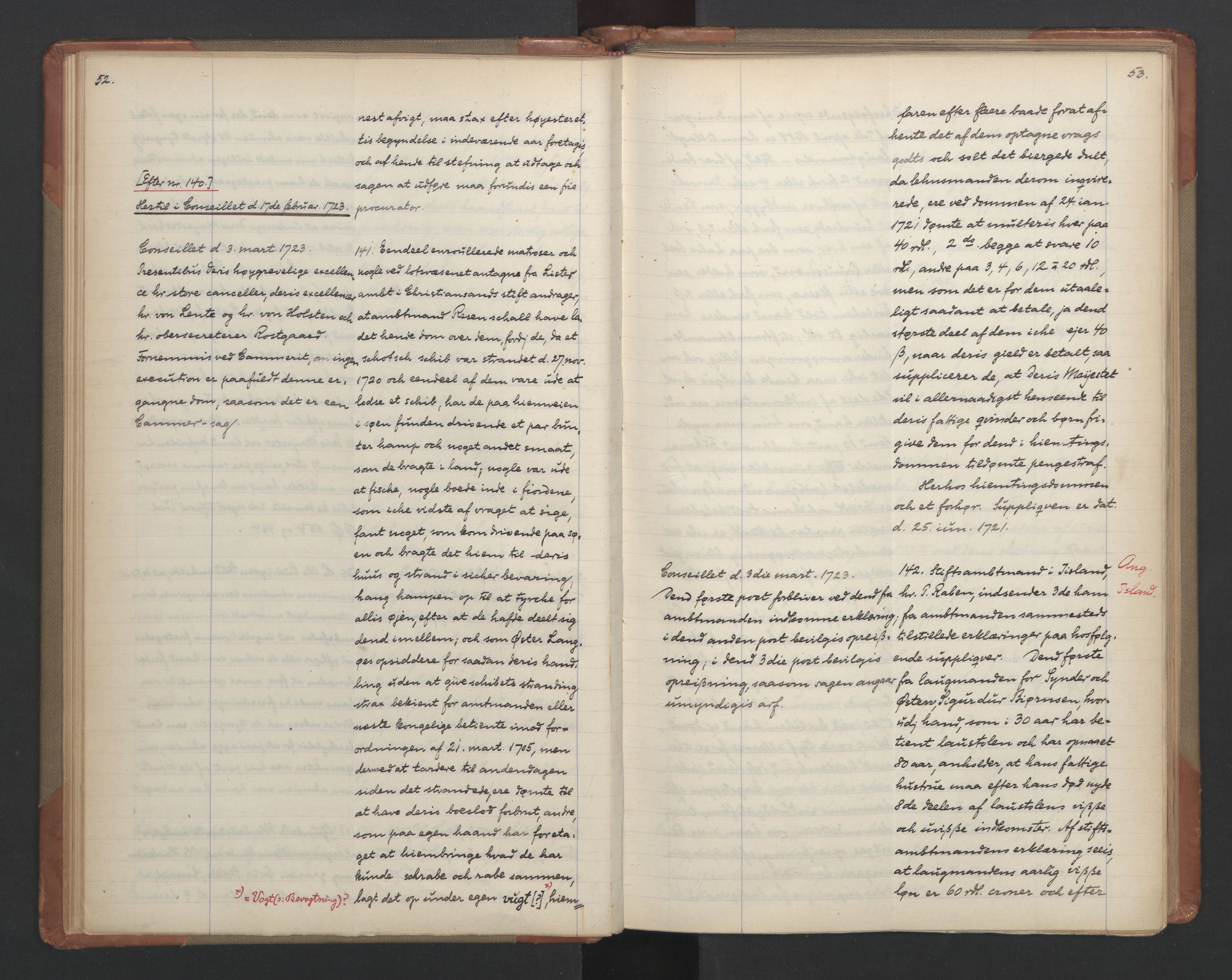 Avskriftsamlingen, AV/RA-EA-4022/F/Fa/L0086: Supplikker, 1723, s. 31
