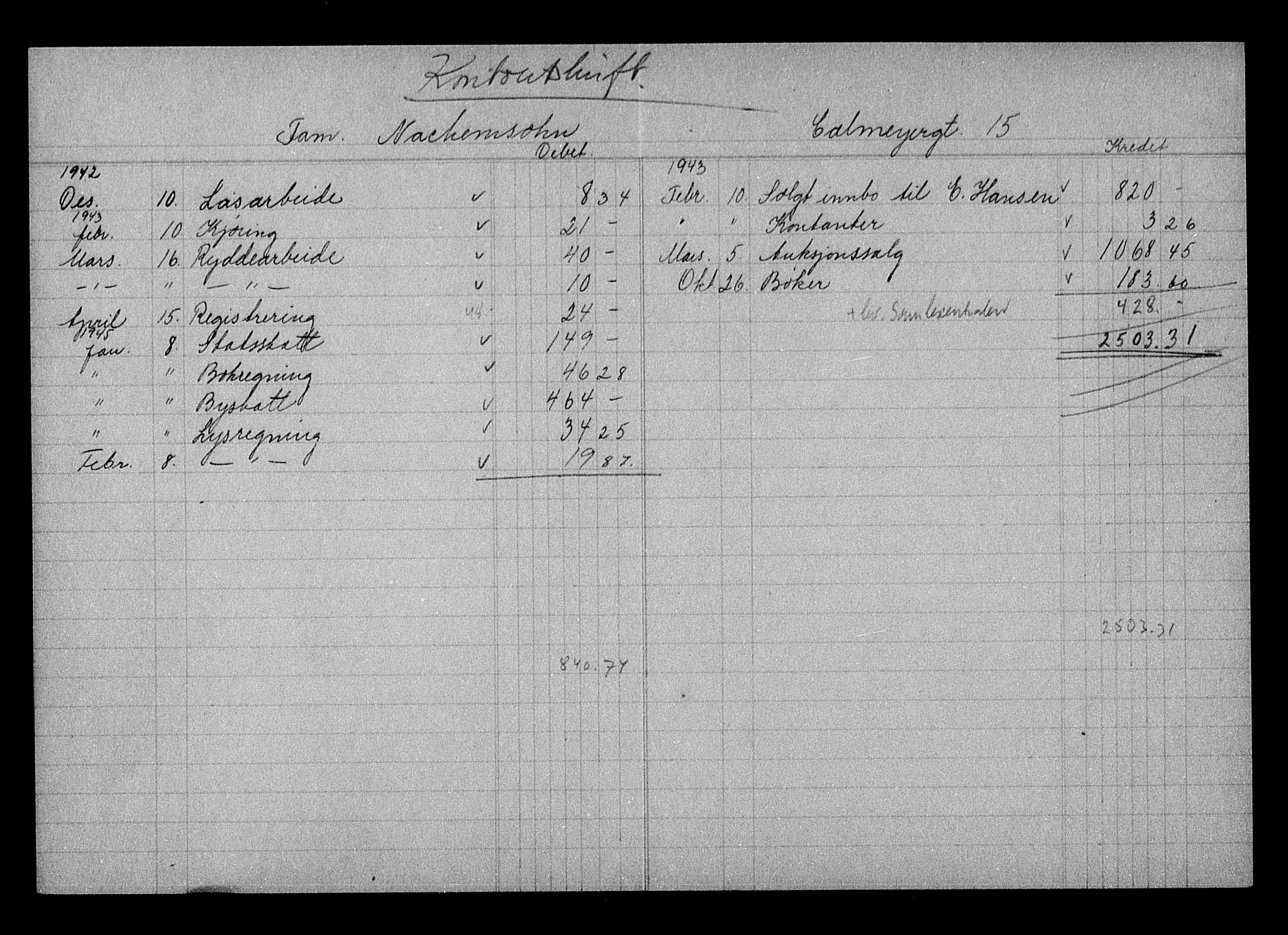 Justisdepartementet, Tilbakeføringskontoret for inndratte formuer, AV/RA-S-1564/H/Hc/Hcc/L0967: --, 1945-1947, s. 16