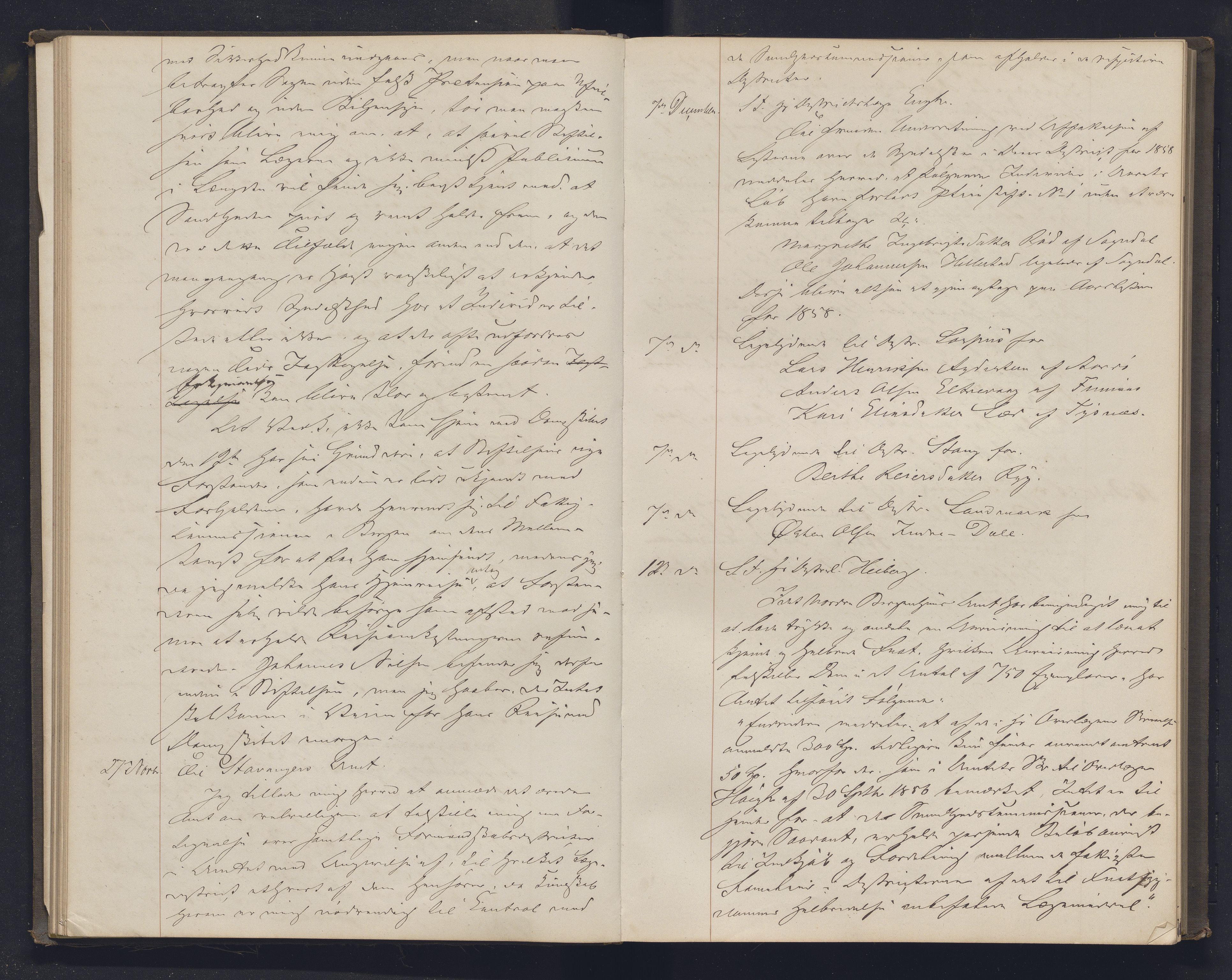 Lepraarkiver - Overlegen for den spedalske sykdom, AV/SAB-A-61001/B.b/L0004: Kopibok, 1858-1865
