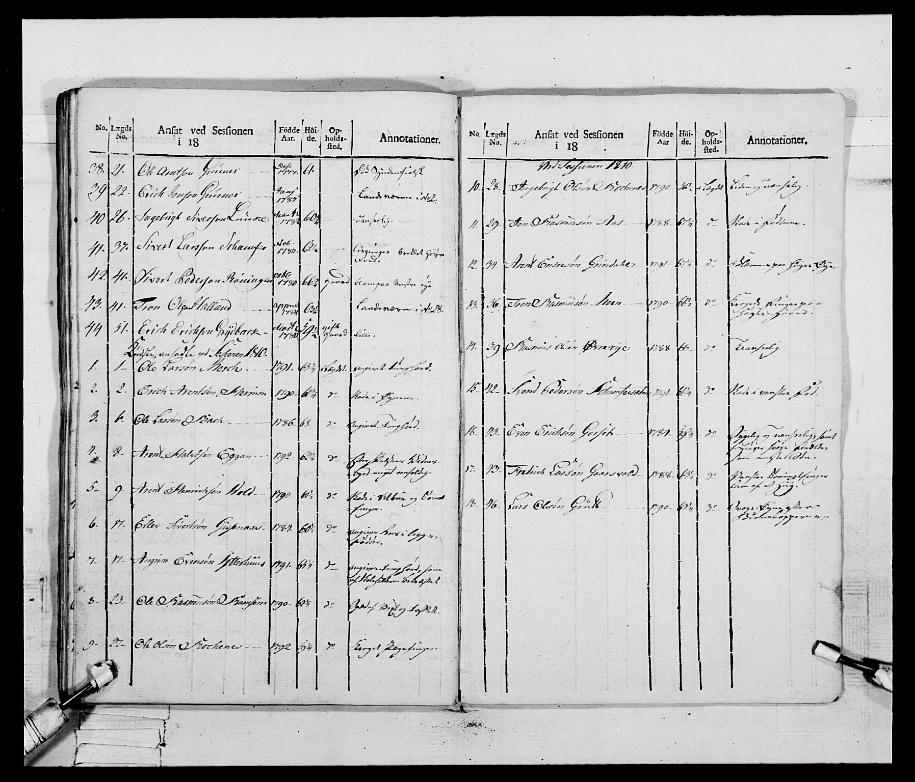 Generalitets- og kommissariatskollegiet, Det kongelige norske kommissariatskollegium, AV/RA-EA-5420/E/Eh/L0083c: 2. Trondheimske nasjonale infanteriregiment, 1810, s. 187