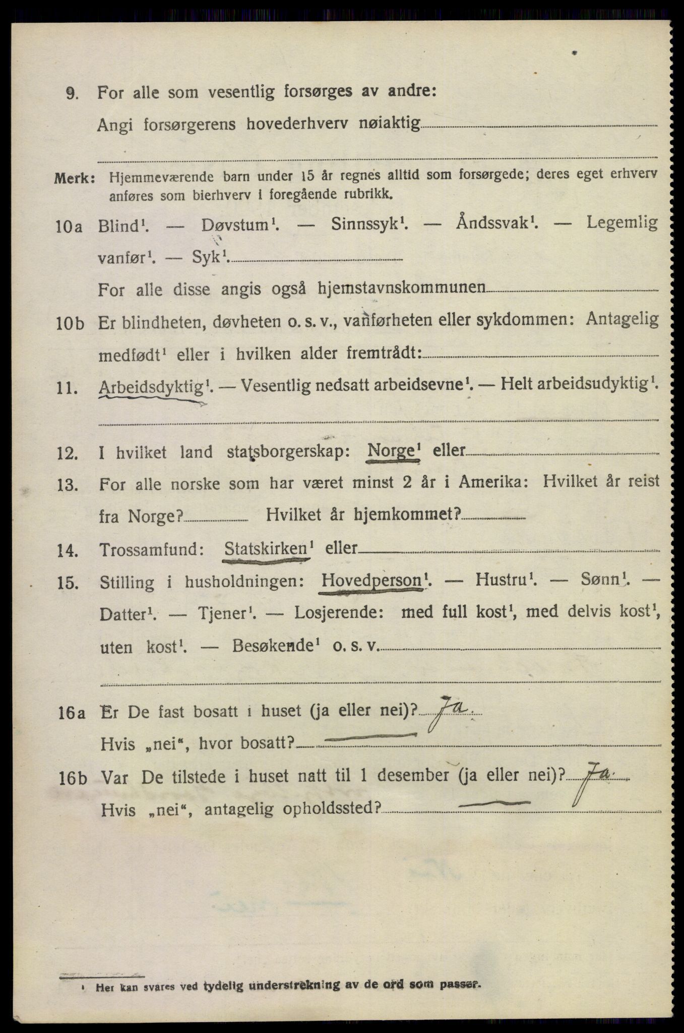 SAKO, Folketelling 1920 for 0814 Bamble herred, 1920, s. 4330