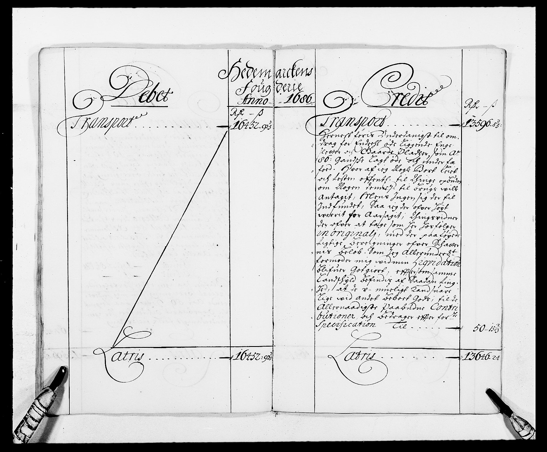 Rentekammeret inntil 1814, Reviderte regnskaper, Fogderegnskap, AV/RA-EA-4092/R16/L1027: Fogderegnskap Hedmark, 1686, s. 14