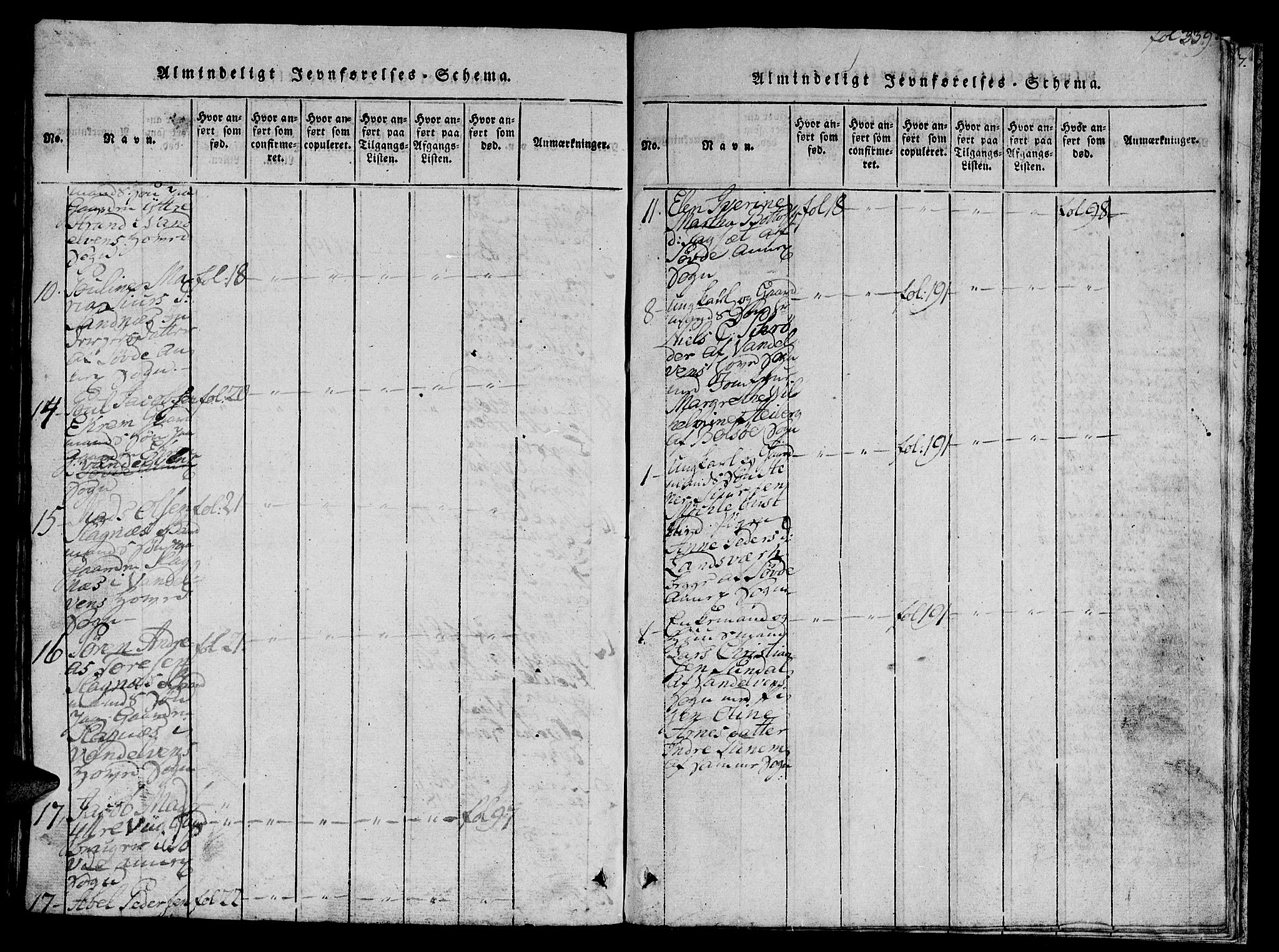 Ministerialprotokoller, klokkerbøker og fødselsregistre - Møre og Romsdal, AV/SAT-A-1454/501/L0004: Ministerialbok nr. 501A04, 1816-1831, s. 339