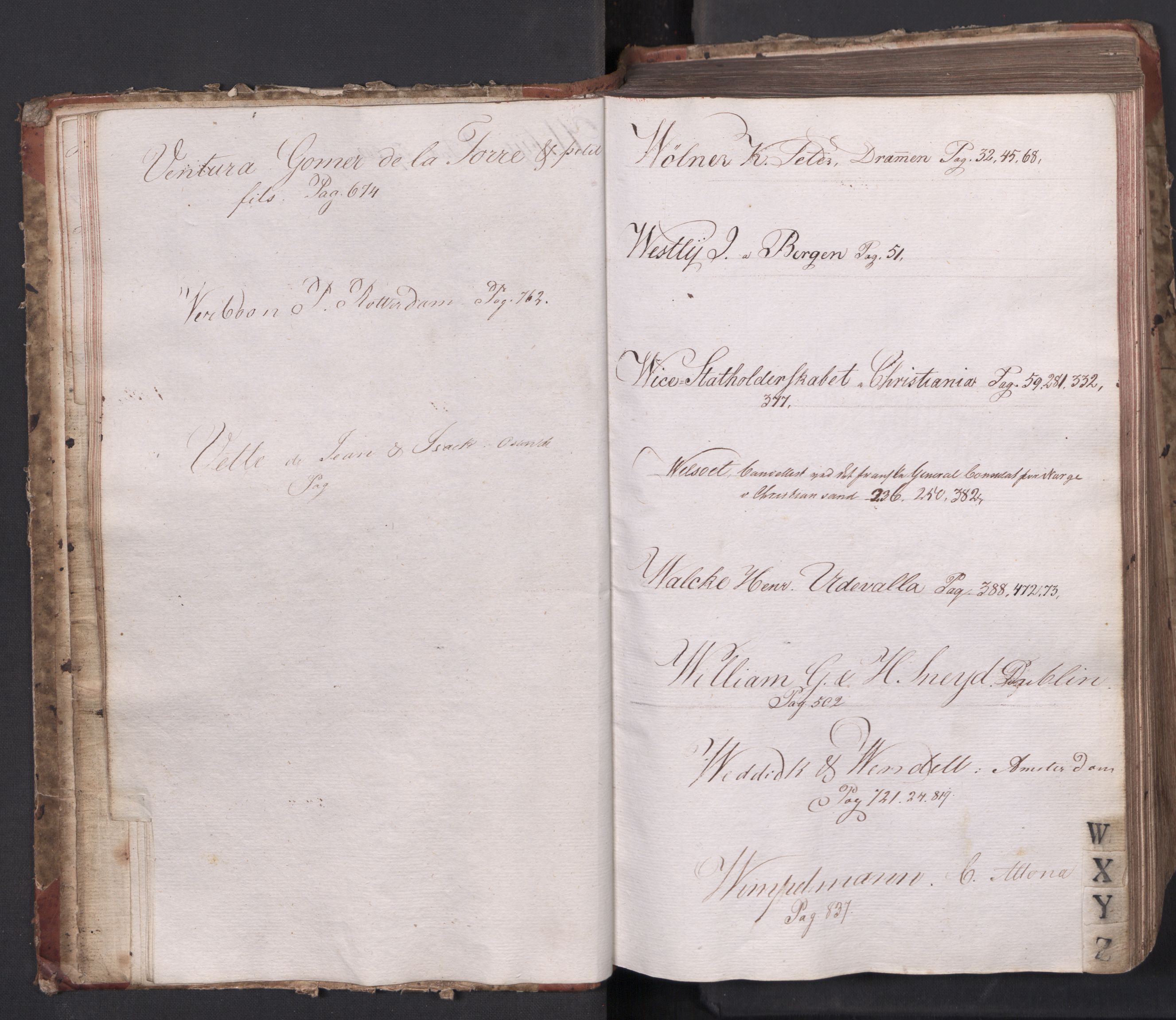 Hoë, Herman & Co, AV/SAT-PA-0280/11/L0012: Kopibok, utenriks, 1811-1815