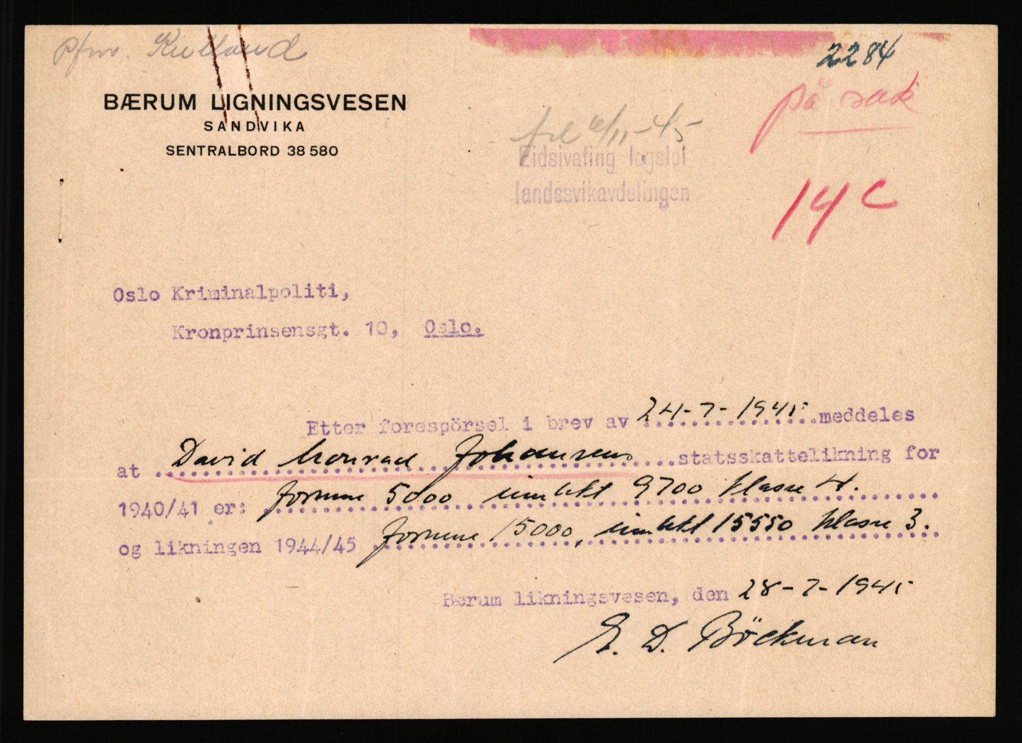 Landssvikarkivet, Oslo politikammer, RA/S-3138-01/D/Da/L0178/0008: Dommer, dnr. 1225 - 1232 / Dnr. 1232, 1945-1948, s. 30