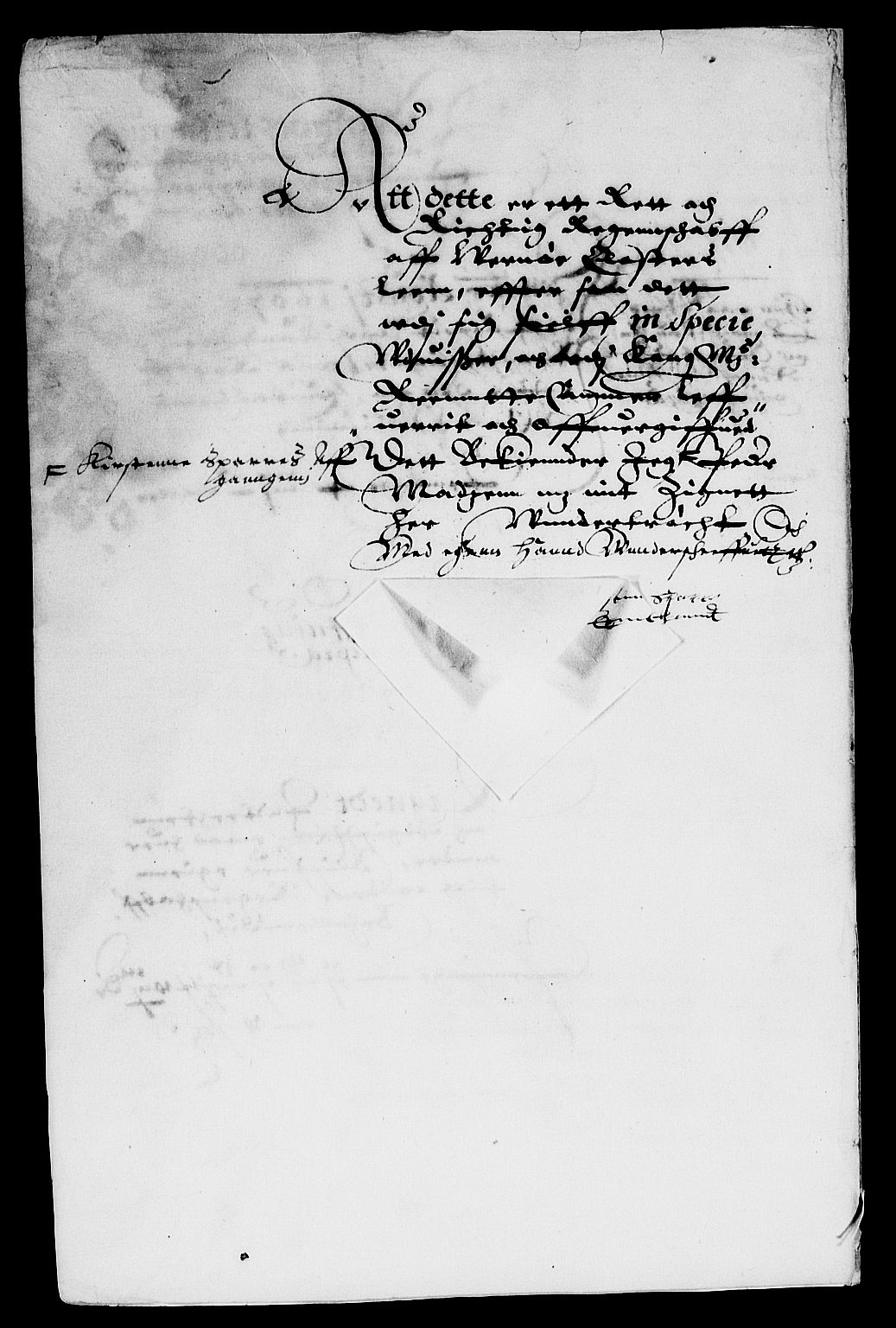 Rentekammeret inntil 1814, Reviderte regnskaper, Lensregnskaper, AV/RA-EA-5023/R/Rb/Rbg/L0001: Verne kloster len, 1599-1619