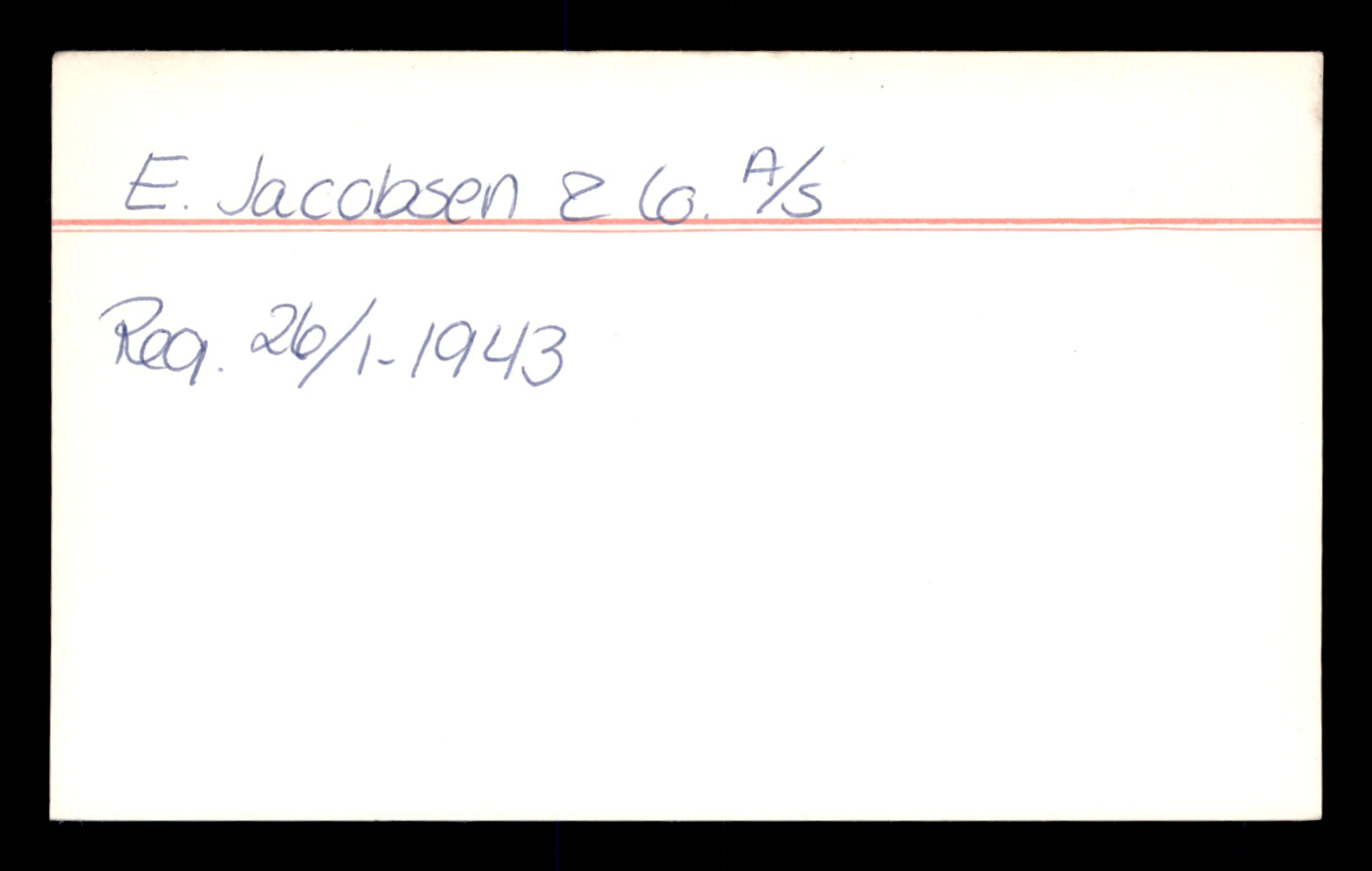 Oslo byfogd, Handelsregisteret, SAT/A-10867/G/Ga/Gad/L0008: Kartotekkort, Ej-Ev, 1890-1990