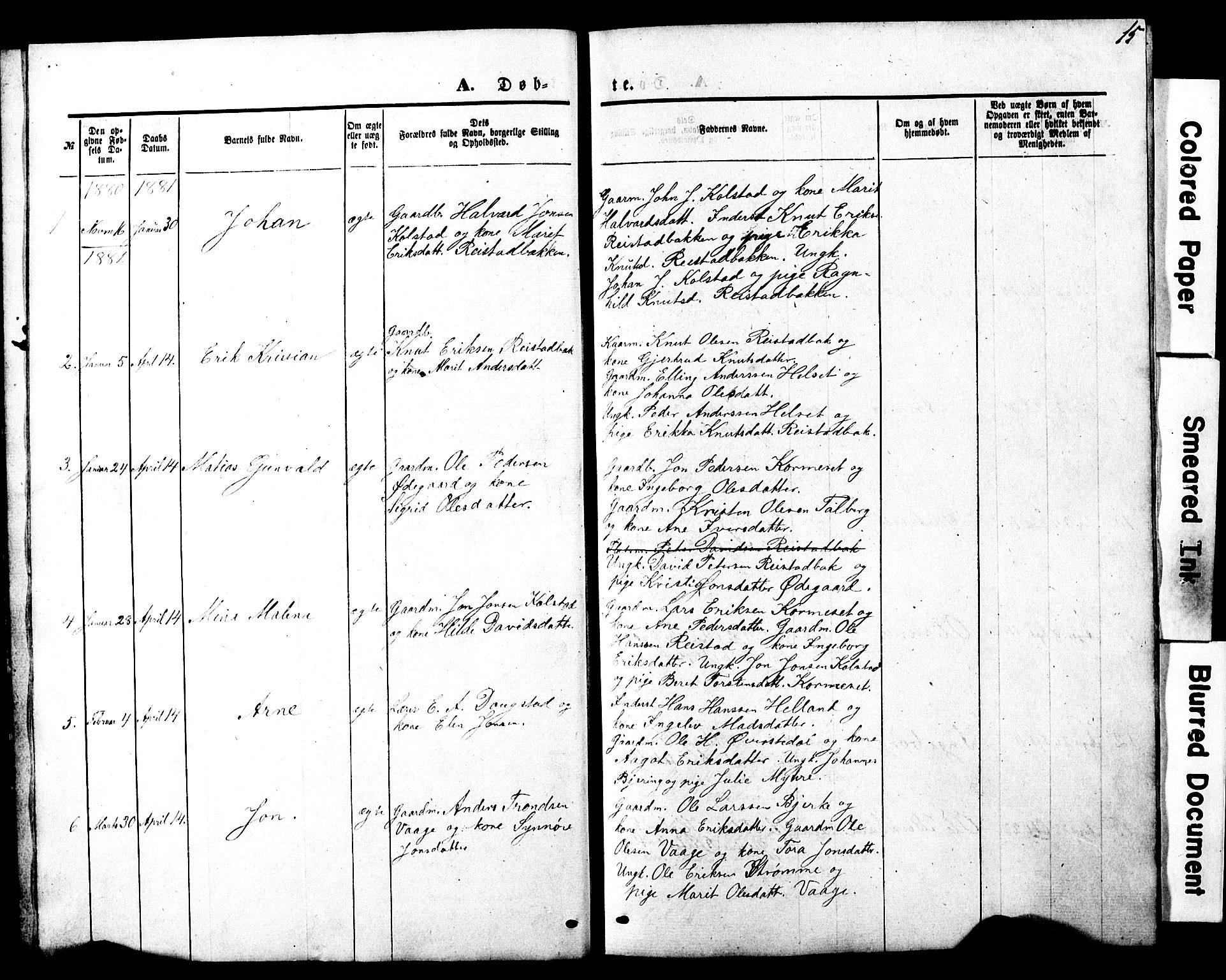 Ministerialprotokoller, klokkerbøker og fødselsregistre - Møre og Romsdal, AV/SAT-A-1454/550/L0618: Klokkerbok nr. 550C01, 1870-1927, s. 15