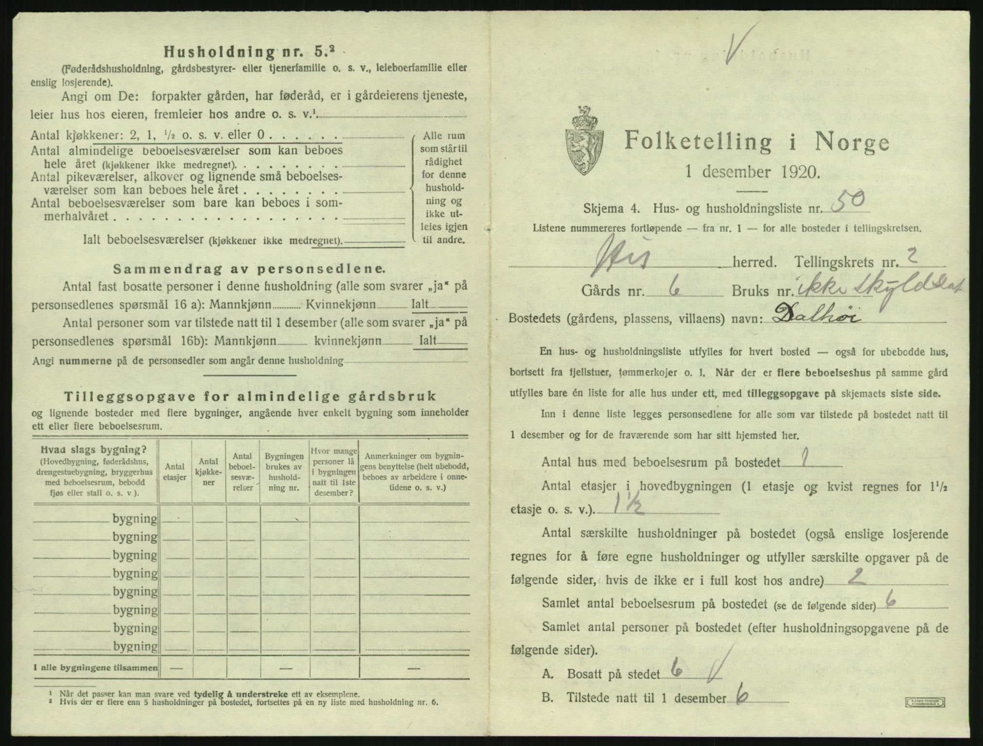 SAK, Folketelling 1920 for 0922 Hisøy herred, 1920, s. 654