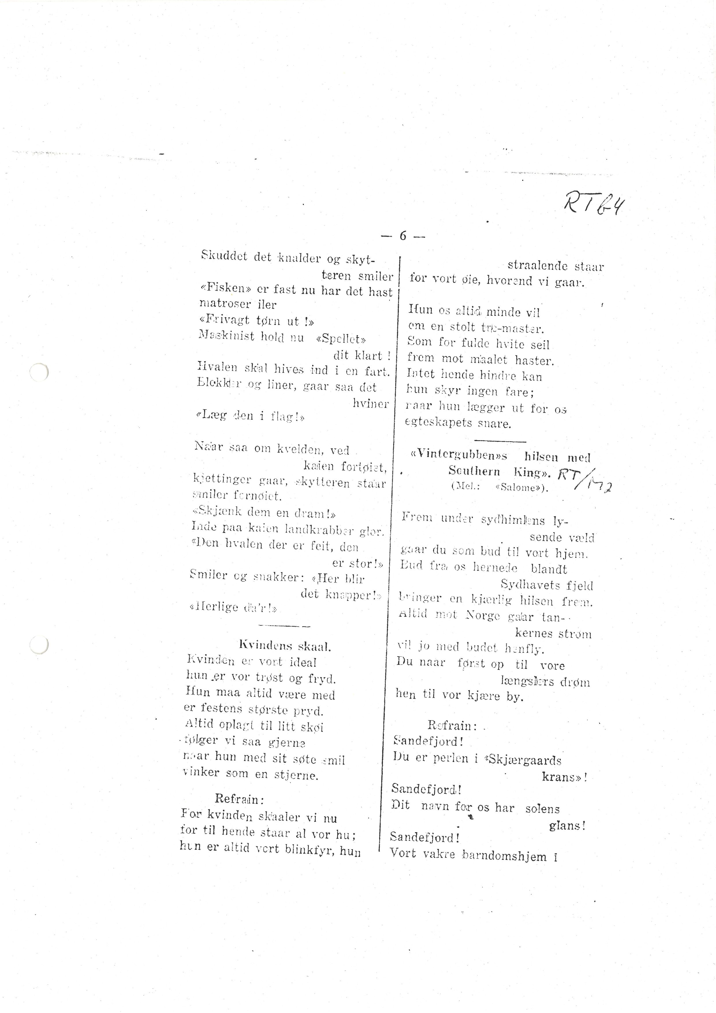 Sa 16 - Folkemusikk fra Vestfold, Gjerdesamlingen, VEMU/A-1868/I/L0001: Informantregister med intervjunedtegnelser, 1979-1986