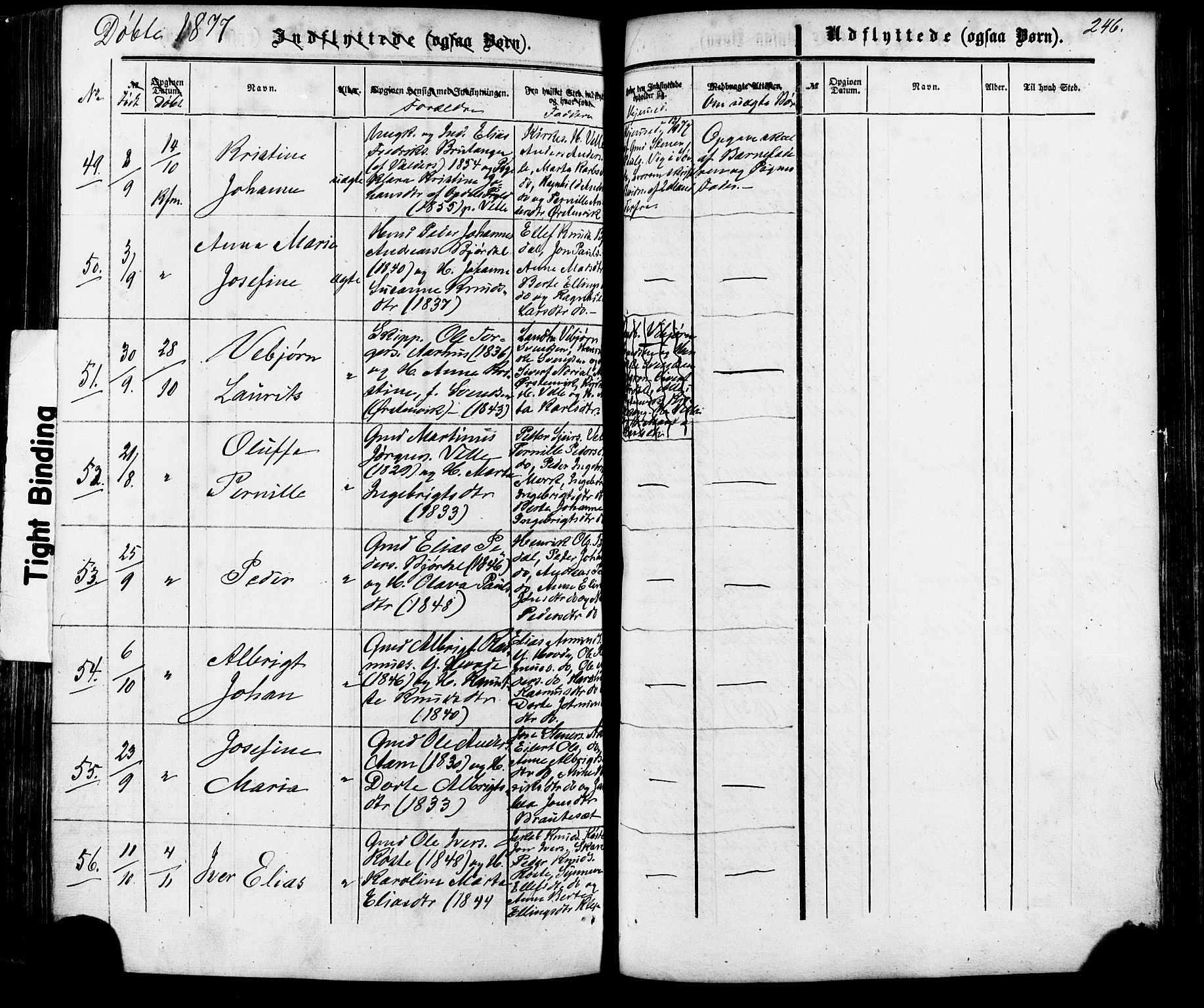 Ministerialprotokoller, klokkerbøker og fødselsregistre - Møre og Romsdal, AV/SAT-A-1454/513/L0175: Ministerialbok nr. 513A02, 1856-1877, s. 246