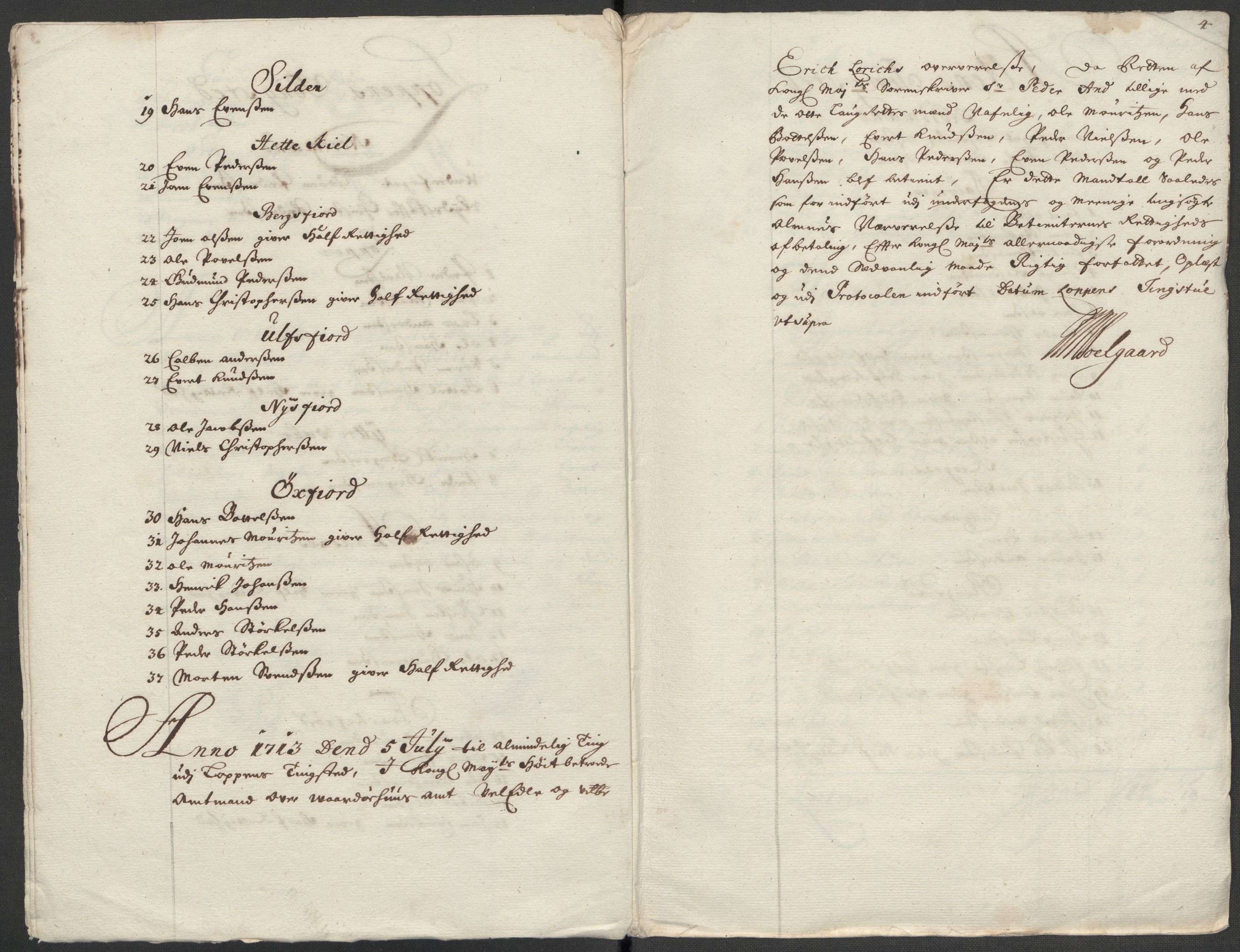 Rentekammeret inntil 1814, Reviderte regnskaper, Fogderegnskap, RA/EA-4092/R69/L4856: Fogderegnskap Finnmark/Vardøhus, 1713-1715, s. 25