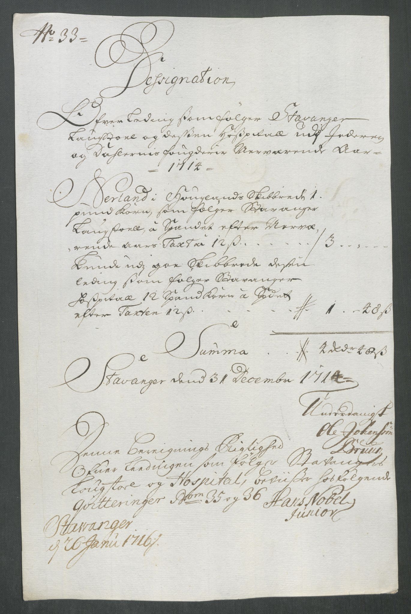 Rentekammeret inntil 1814, Reviderte regnskaper, Fogderegnskap, AV/RA-EA-4092/R46/L2738: Fogderegnskap Jæren og Dalane, 1713-1714, s. 349