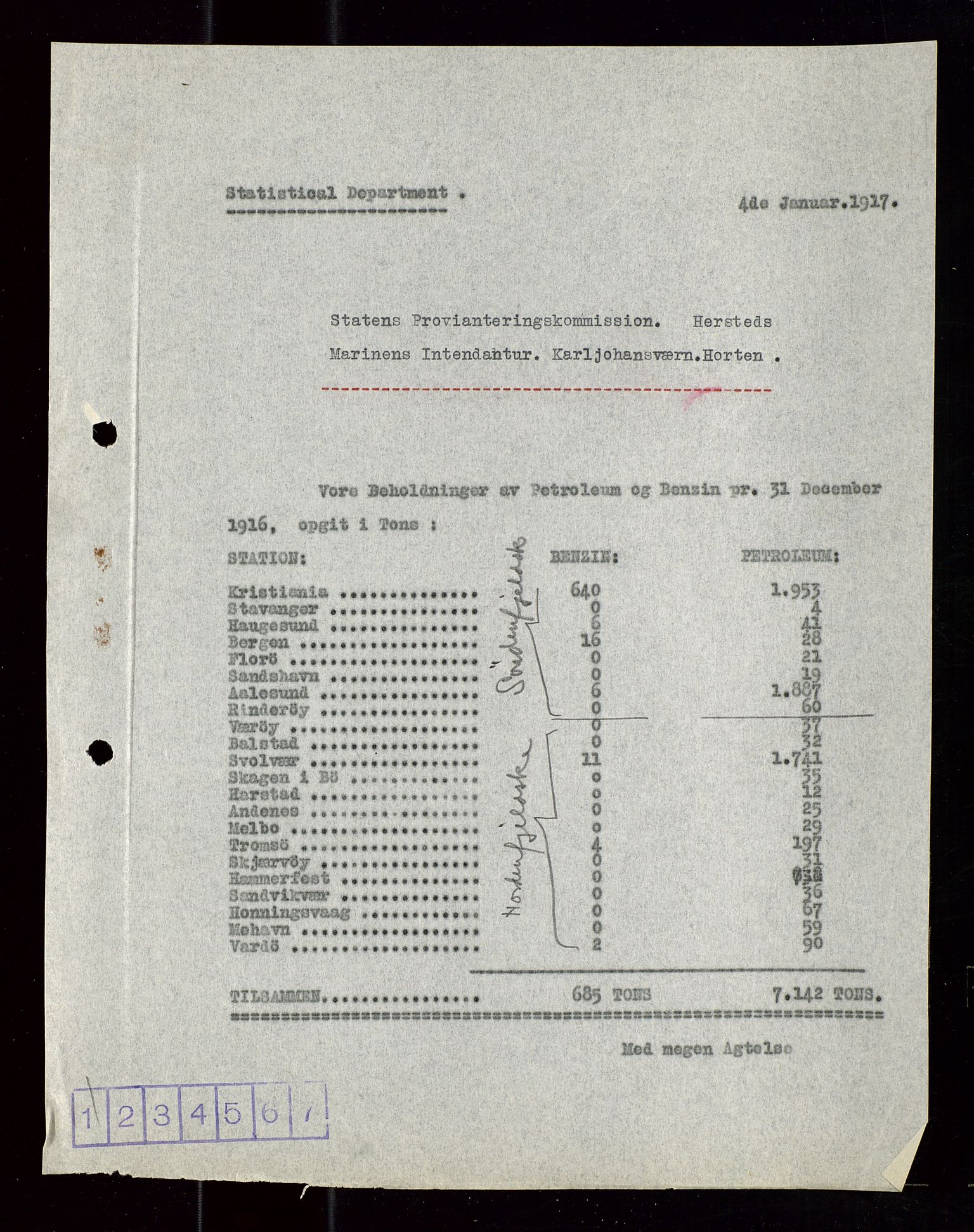 Pa 1521 - A/S Norske Shell, SAST/A-101915/E/Ea/Eaa/L0020: Sjefskorrespondanse, 1917, s. 124