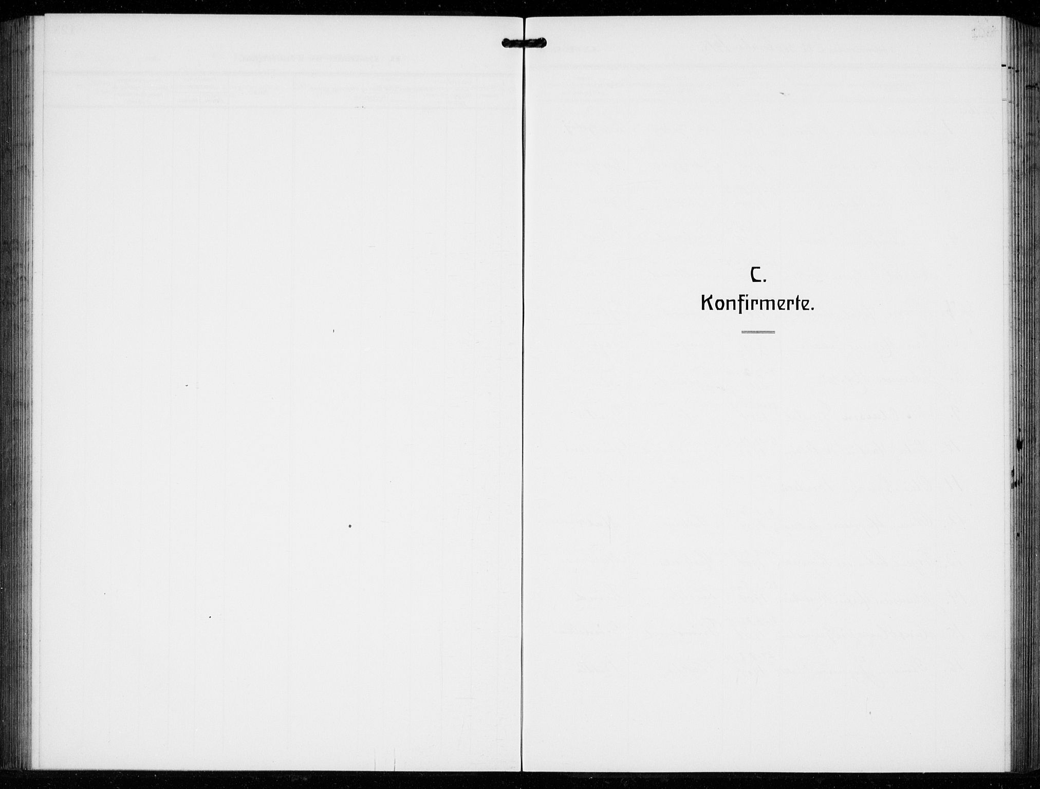 Tysnes sokneprestembete, SAB/A-78601/H/Hab: Klokkerbok nr. B  3, 1918-1935