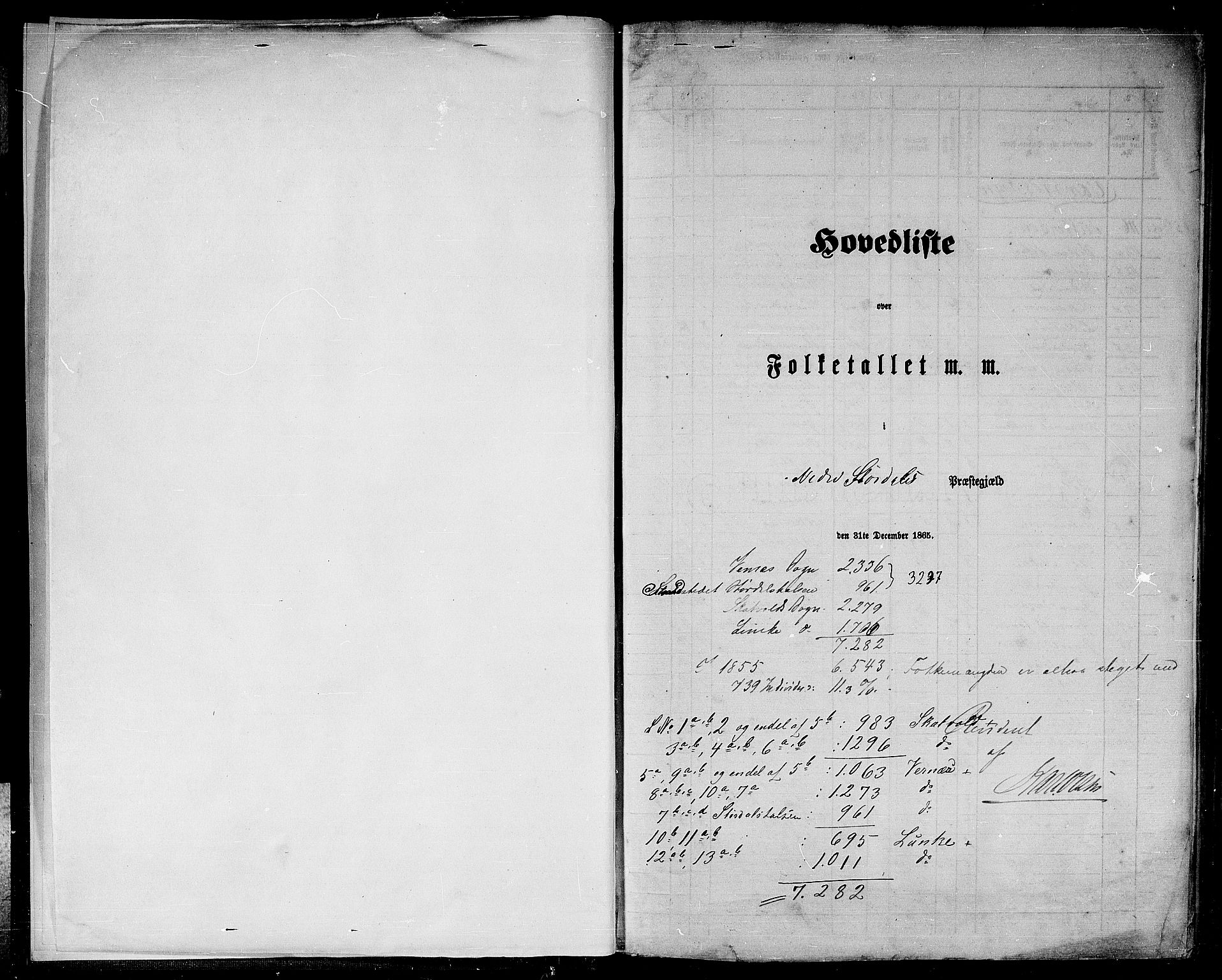 RA, Folketelling 1865 for 1714P Nedre Stjørdal prestegjeld, 1865, s. 5