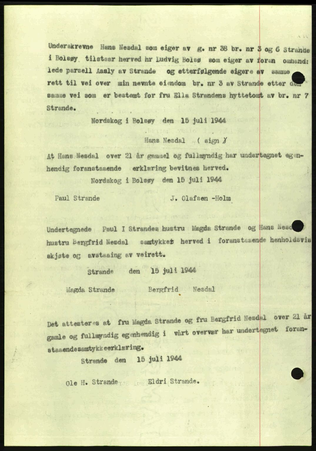 Romsdal sorenskriveri, AV/SAT-A-4149/1/2/2C: Pantebok nr. A16, 1944-1944, Dagboknr: 1116/1944