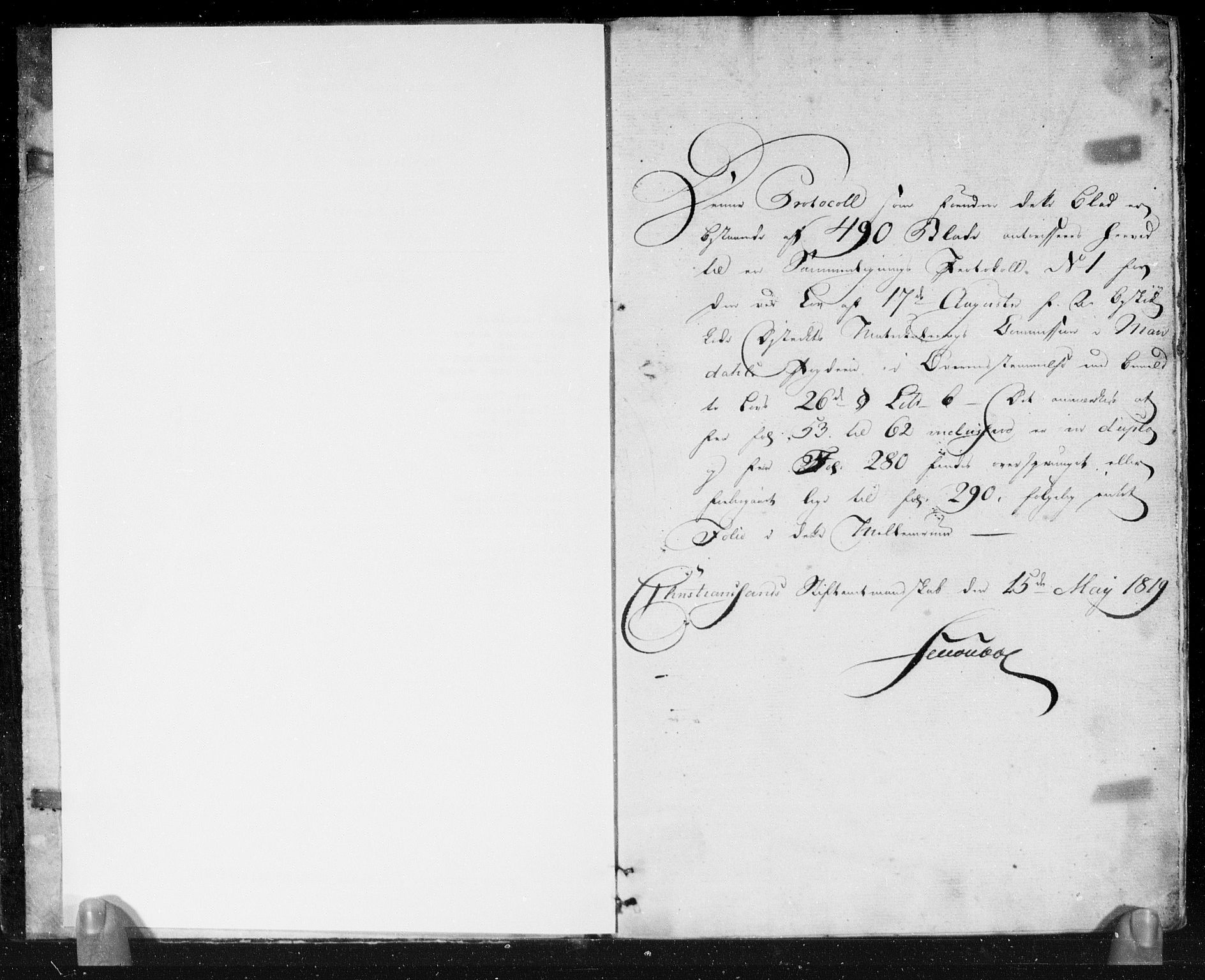 Hovedmatrikkelkommisjonen, AV/RA-S-1529, 1819