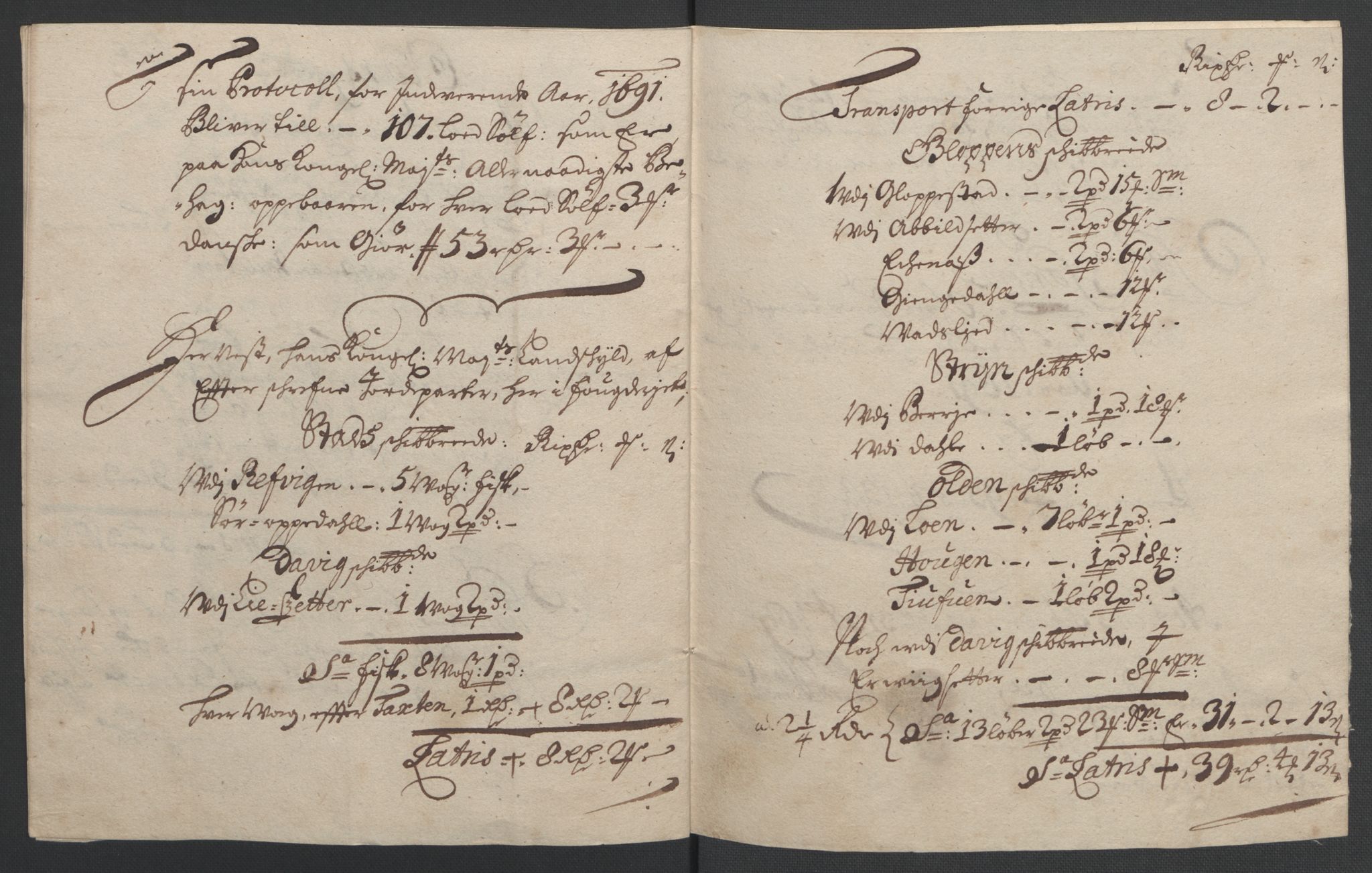 Rentekammeret inntil 1814, Reviderte regnskaper, Fogderegnskap, AV/RA-EA-4092/R53/L3420: Fogderegnskap Sunn- og Nordfjord, 1691-1692, s. 162