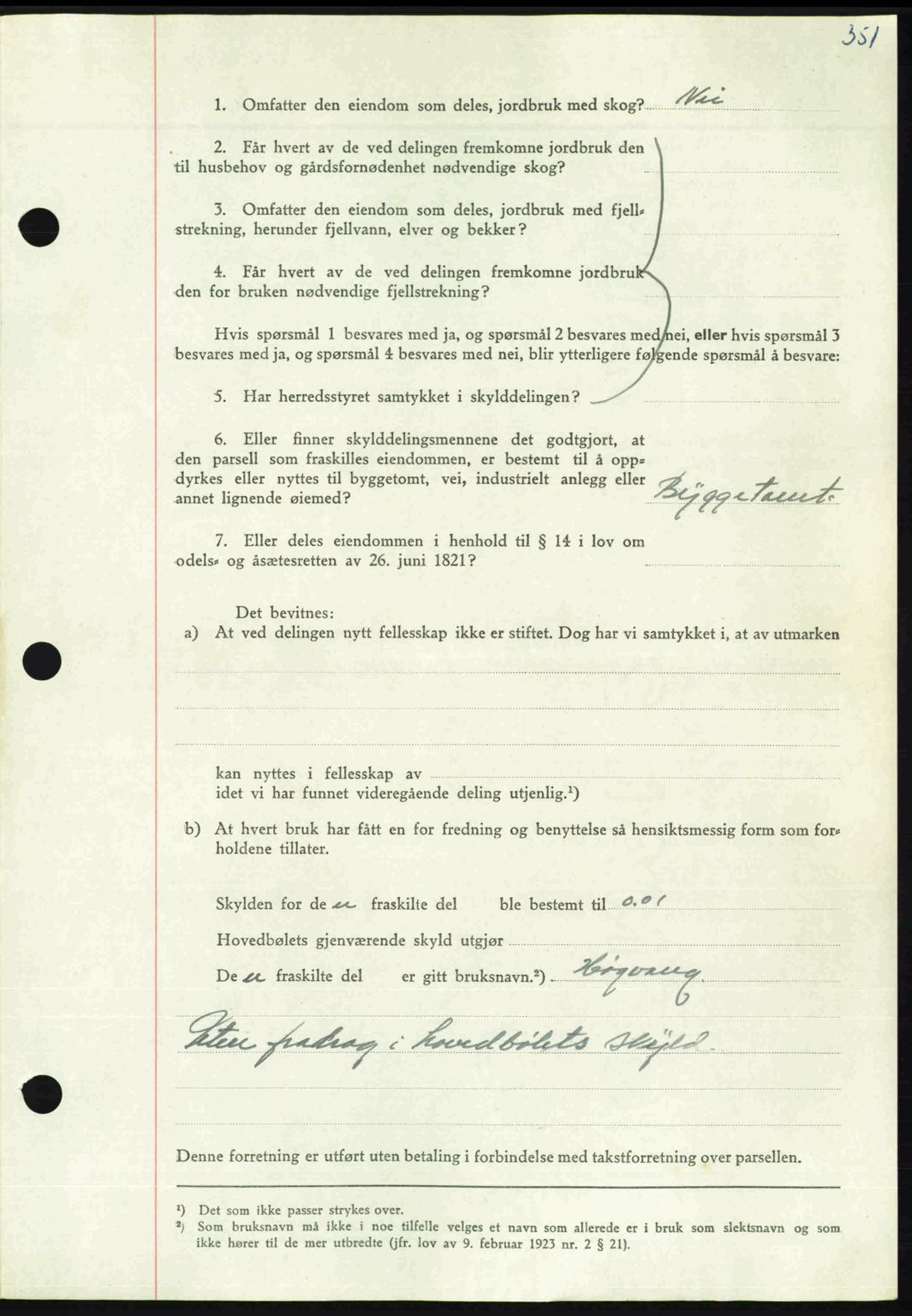 Nordmøre sorenskriveri, AV/SAT-A-4132/1/2/2Ca: Pantebok nr. A113, 1949-1950, Dagboknr: 3454/1949