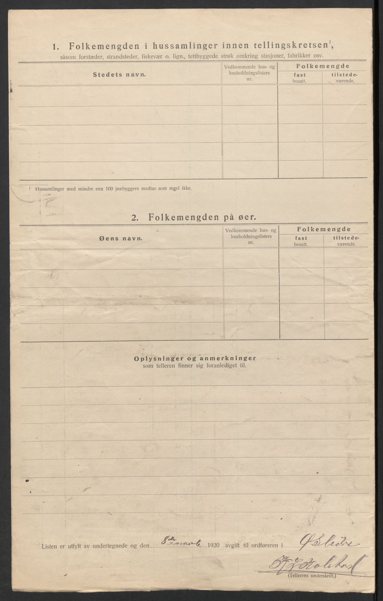 SAH, Folketelling 1920 for 0544 Øystre Slidre herred, 1920, s. 32