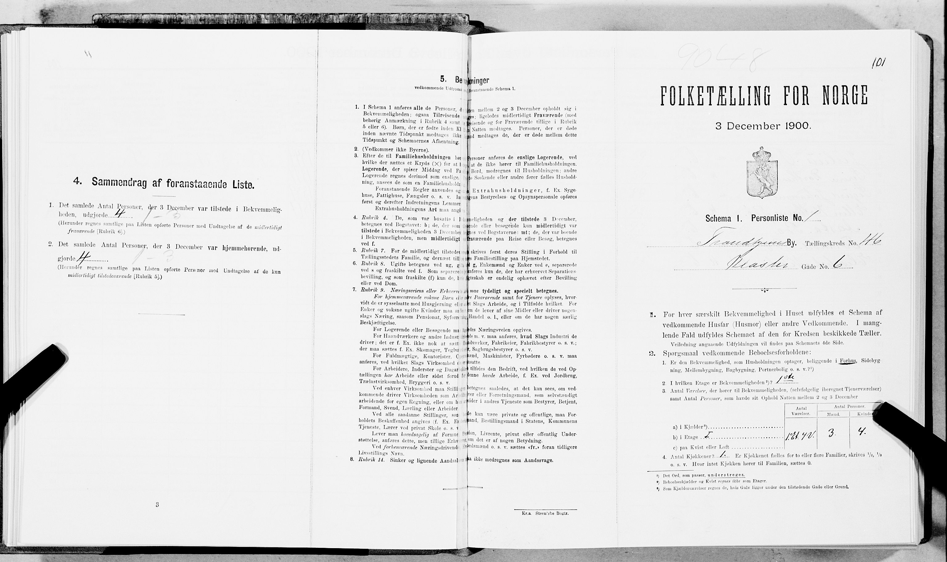 SAT, Folketelling 1900 for 1601 Trondheim kjøpstad, 1900, s. 7404