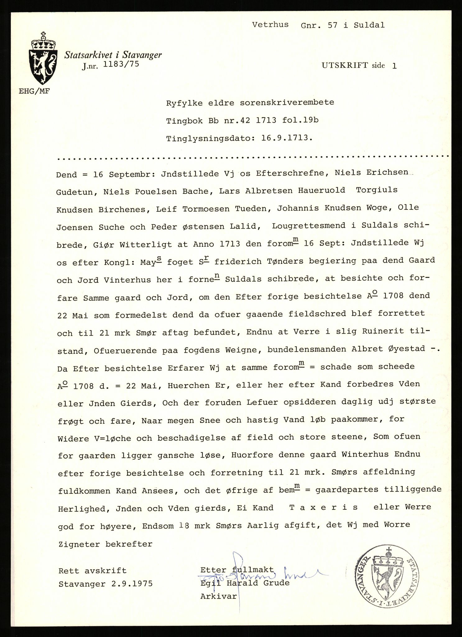Statsarkivet i Stavanger, AV/SAST-A-101971/03/Y/Yj/L0094: Avskrifter sortert etter gårdsnavn: Vetrhus - Vik i Nerstrand, 1750-1930, s. 25