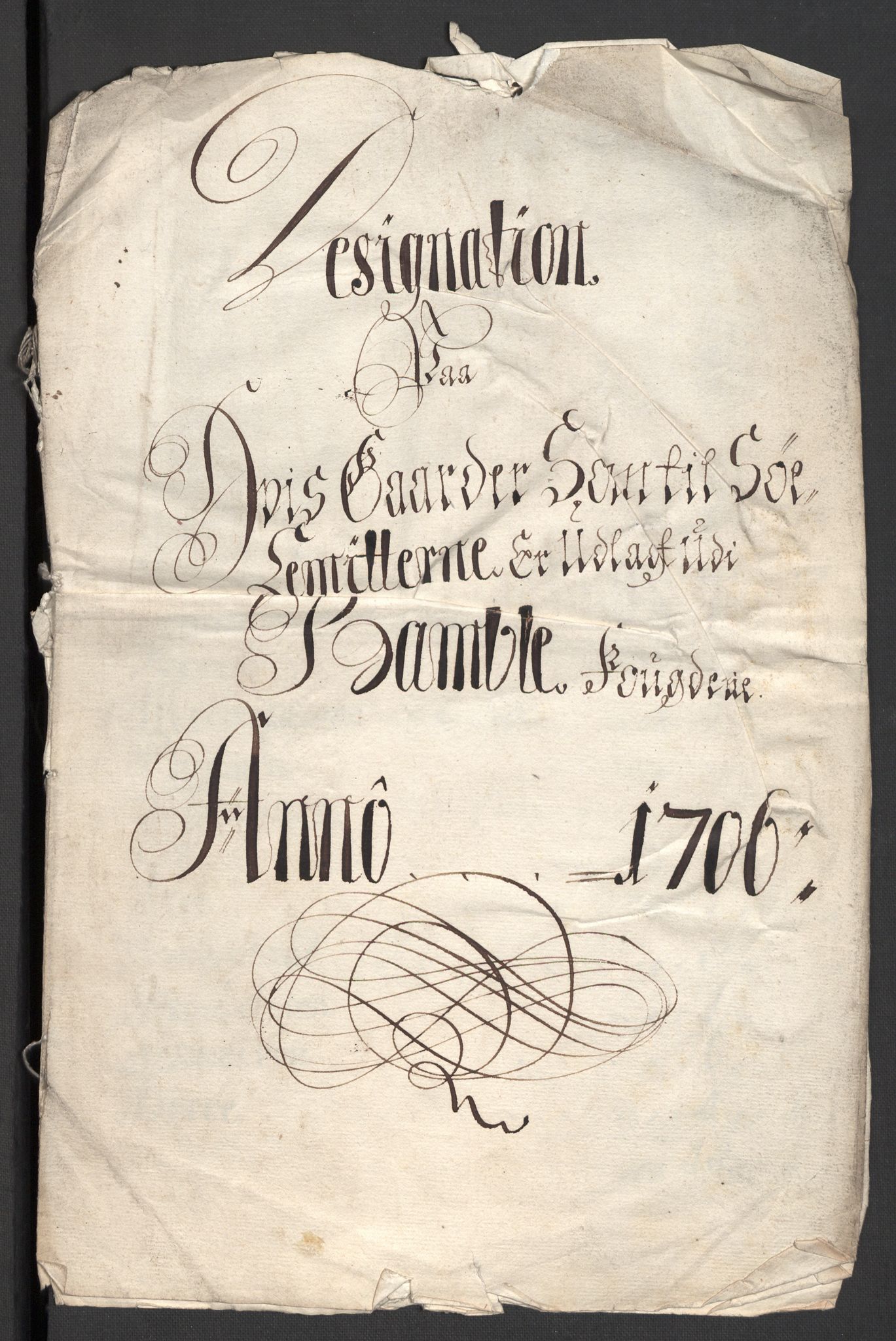 Rentekammeret inntil 1814, Reviderte regnskaper, Fogderegnskap, RA/EA-4092/R36/L2117: Fogderegnskap Øvre og Nedre Telemark og Bamble, 1707, s. 531