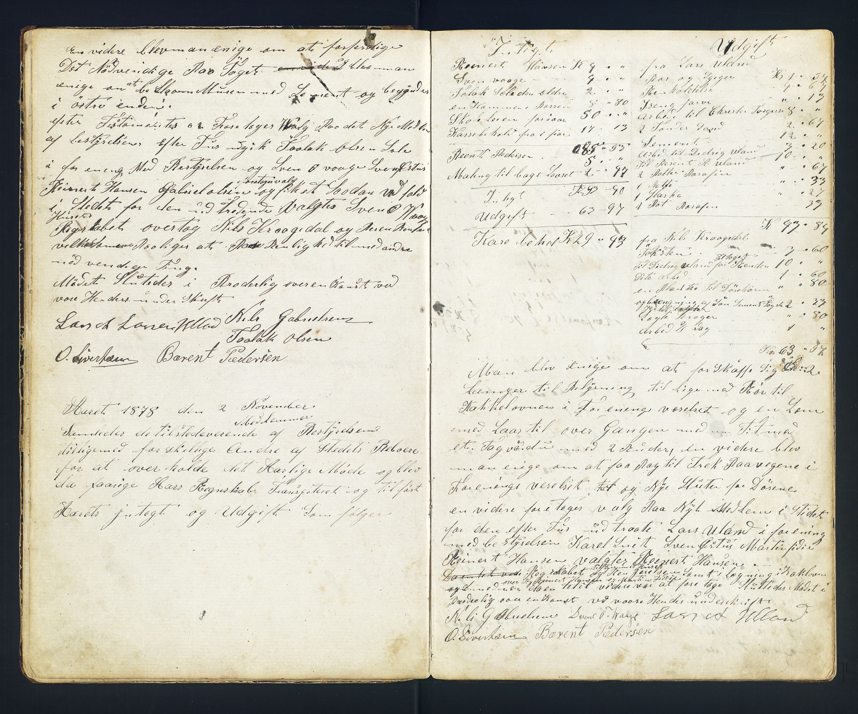 Krågedal bedehus, Hidra, AV/SAK-FLK-084/A/L0001: Møteprotokoll, 1862-2007