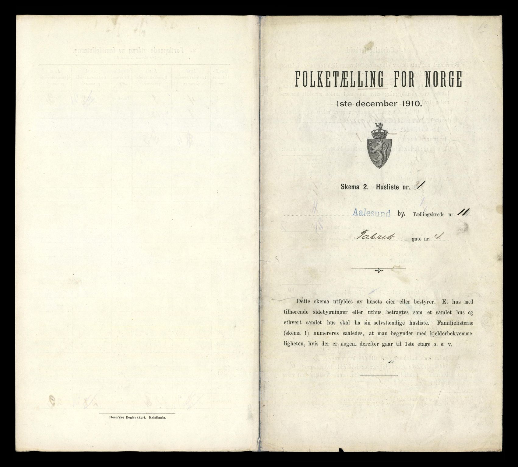 RA, Folketelling 1910 for 1501 Ålesund kjøpstad, 1910, s. 4019