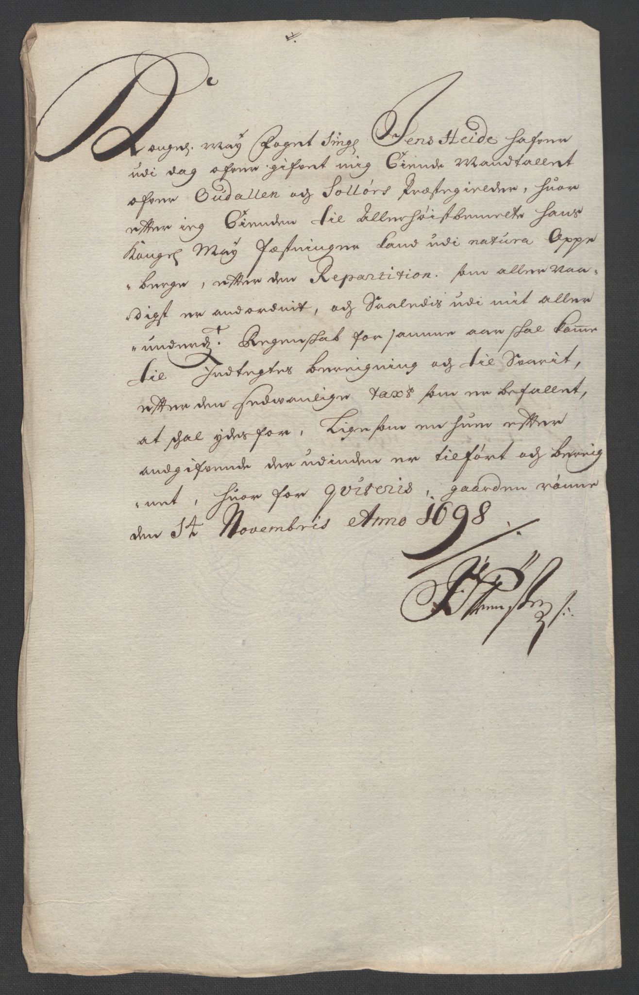 Rentekammeret inntil 1814, Reviderte regnskaper, Fogderegnskap, AV/RA-EA-4092/R13/L0836: Fogderegnskap Solør, Odal og Østerdal, 1698, s. 191