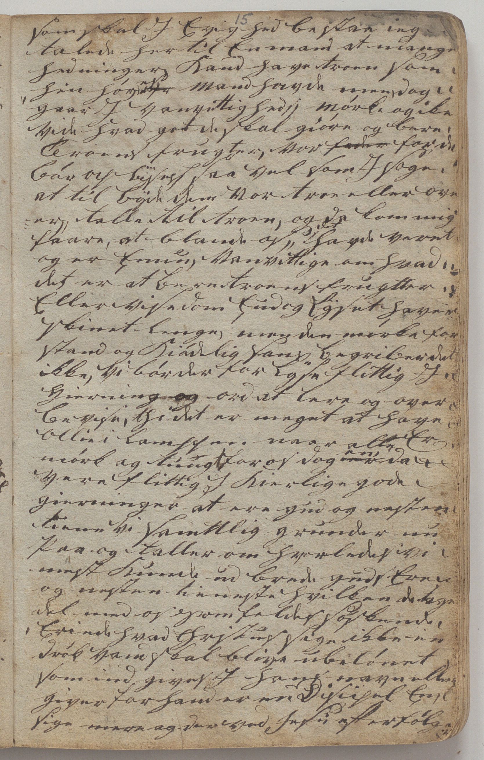 Heggtveitsamlingen, TMF/A-1007/H/L0045/0005: Brev, kopibøker, biografiske opptegnelser etc. / "Bøasæter", 1800-1820, s. 15
