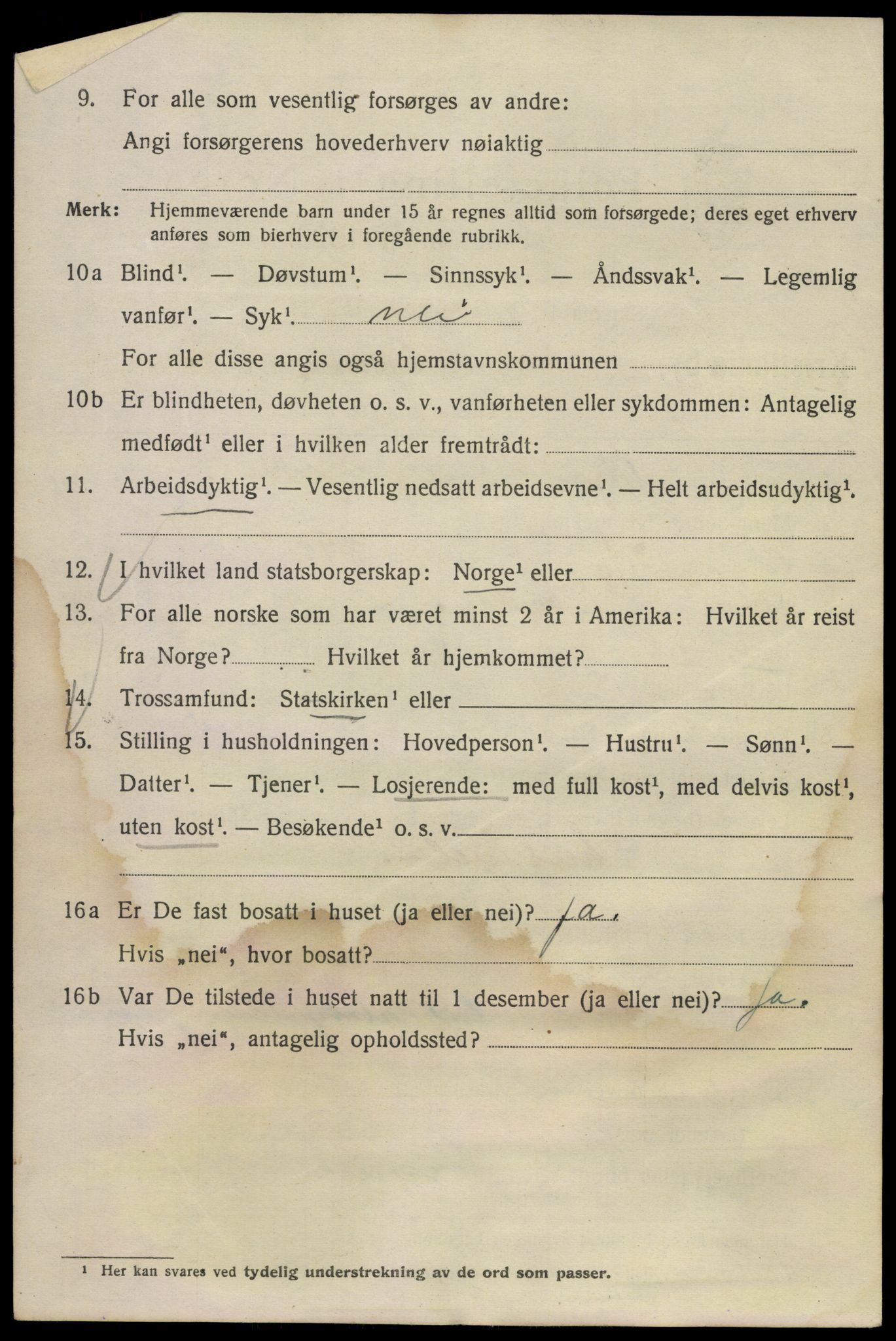 SAO, Folketelling 1920 for 0301 Kristiania kjøpstad, 1920, s. 428086