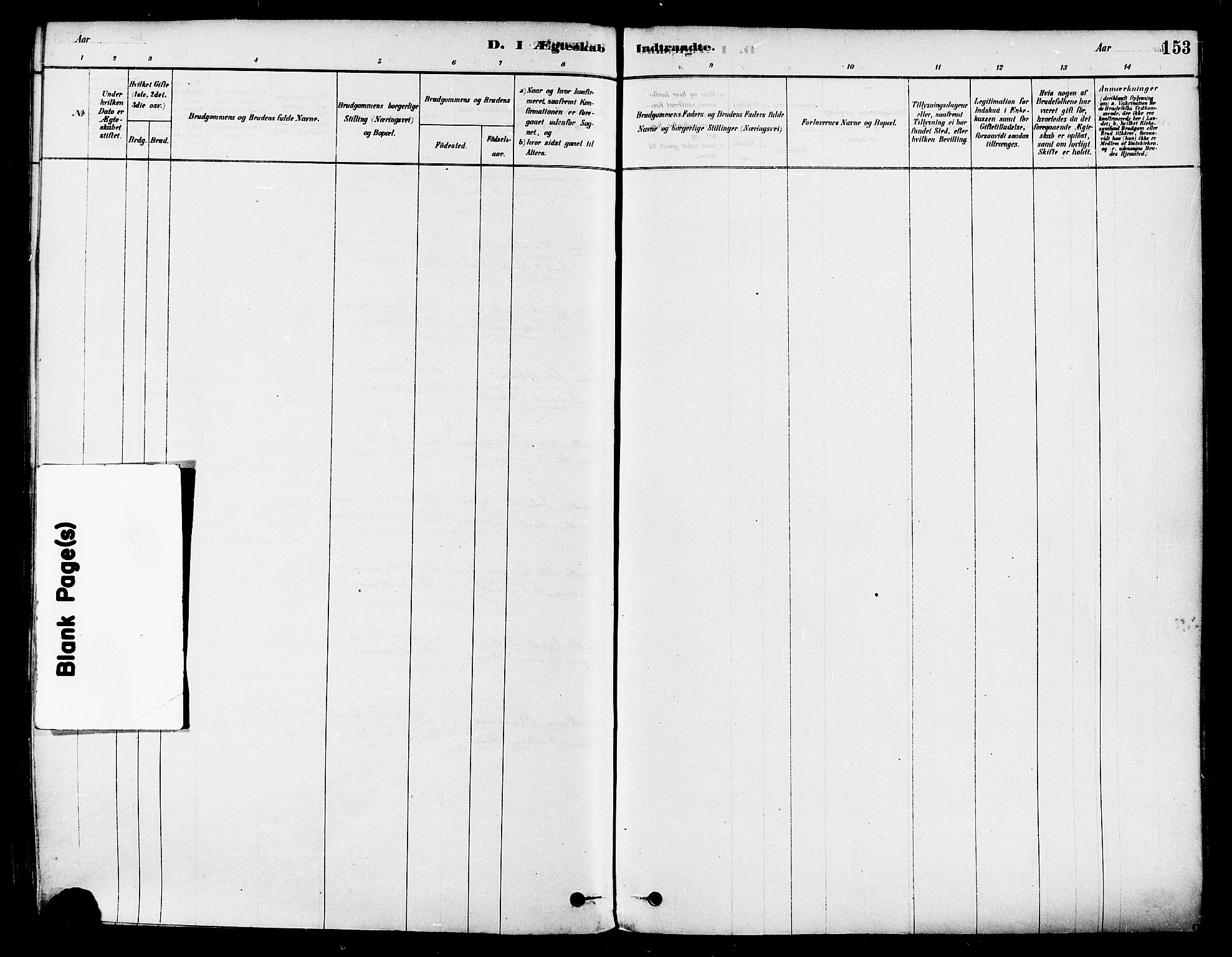 Haugesund sokneprestkontor, SAST/A -101863/H/Ha/Haa/L0001: Ministerialbok nr. A 1, 1878-1885, s. 153