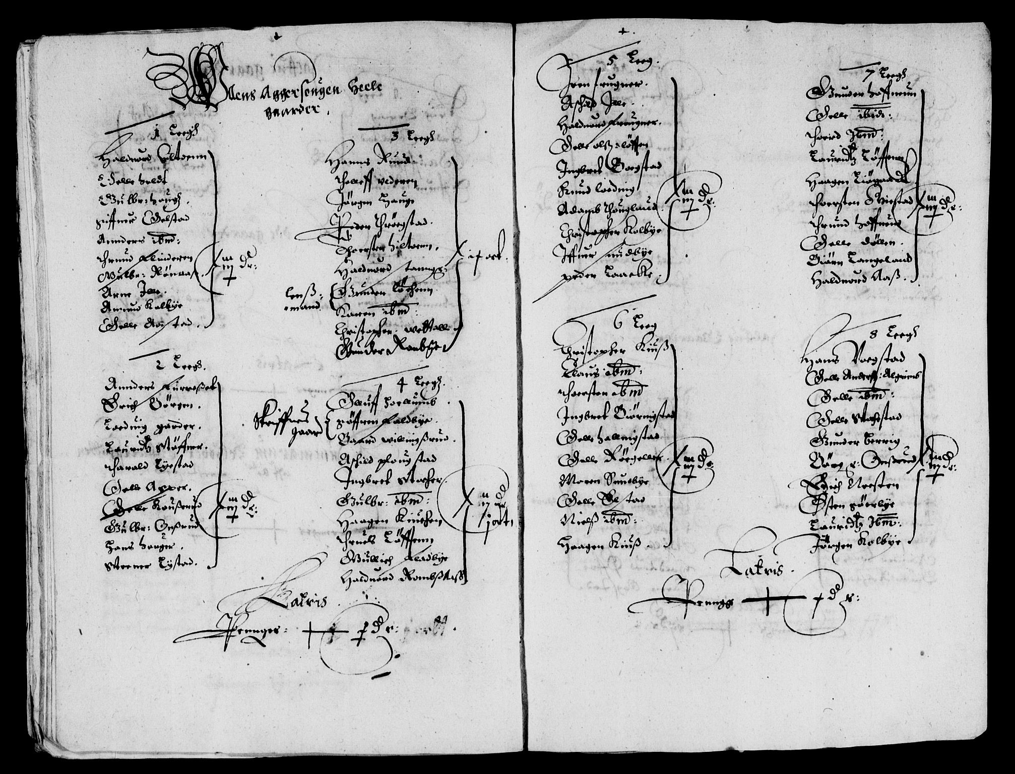 Rentekammeret inntil 1814, Reviderte regnskaper, Lensregnskaper, AV/RA-EA-5023/R/Rb/Rba/L0170: Akershus len, 1642-1644