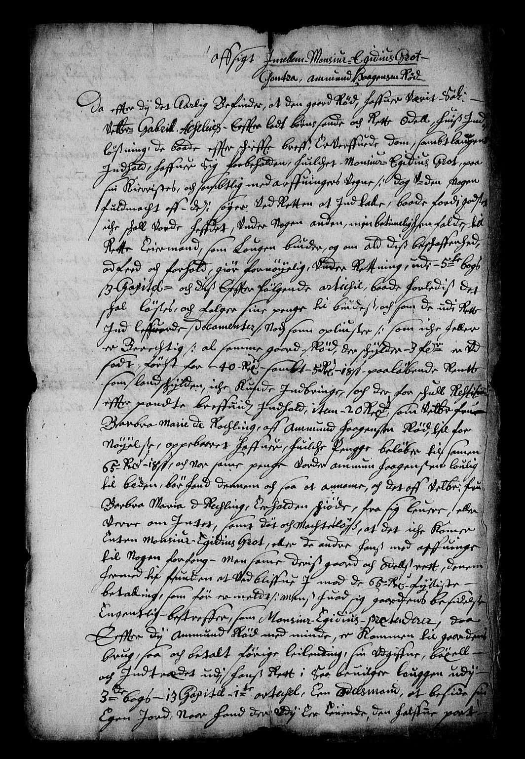 Stattholderembetet 1572-1771, RA/EA-2870/Af/L0004: Avskrifter av vedlegg til originale supplikker, nummerert i samsvar med supplikkbøkene, 1691-1694, s. 149